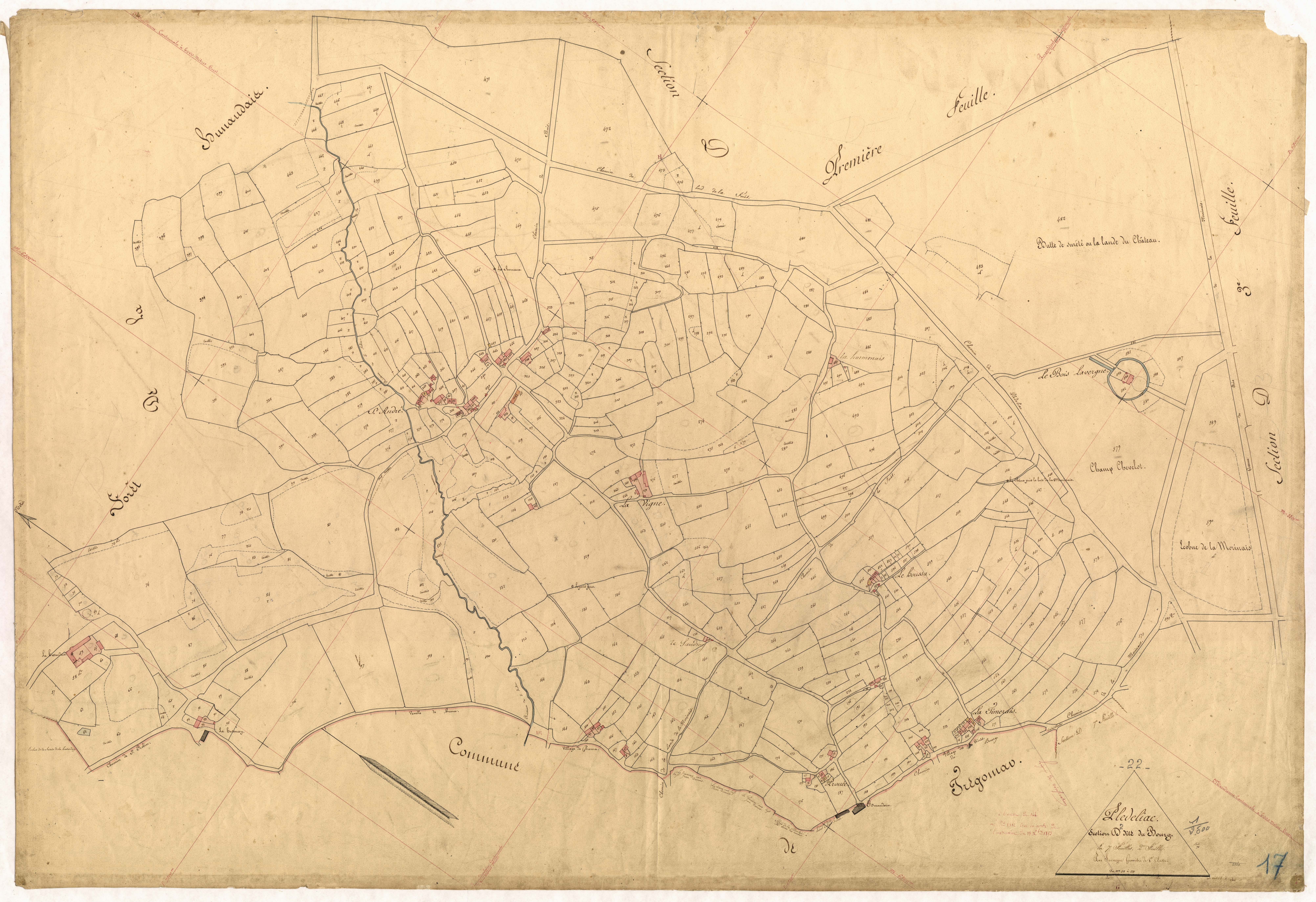 Plédéliac - Section D, 2e feuille