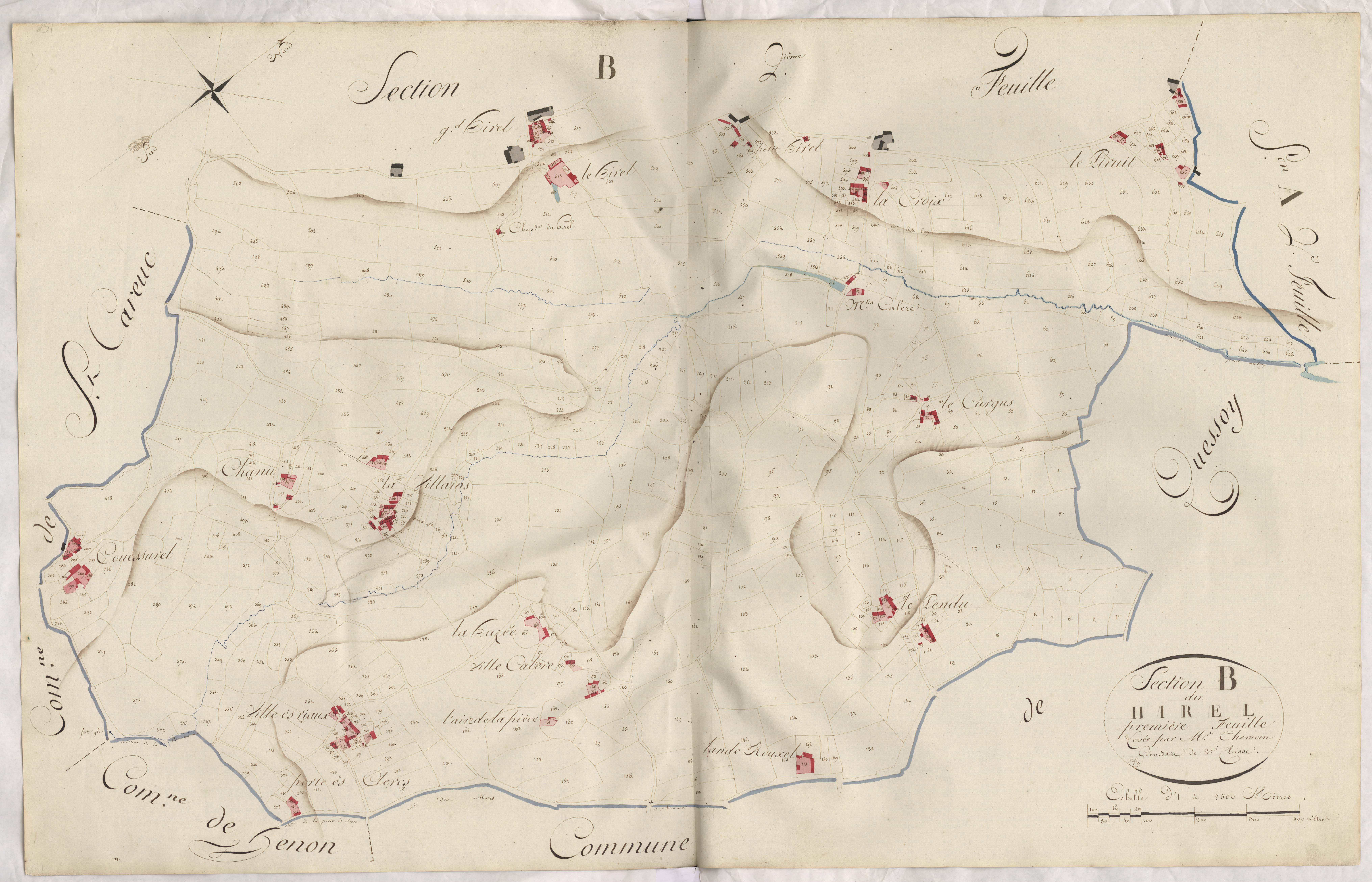 Plédran - Section B, 1re feuille