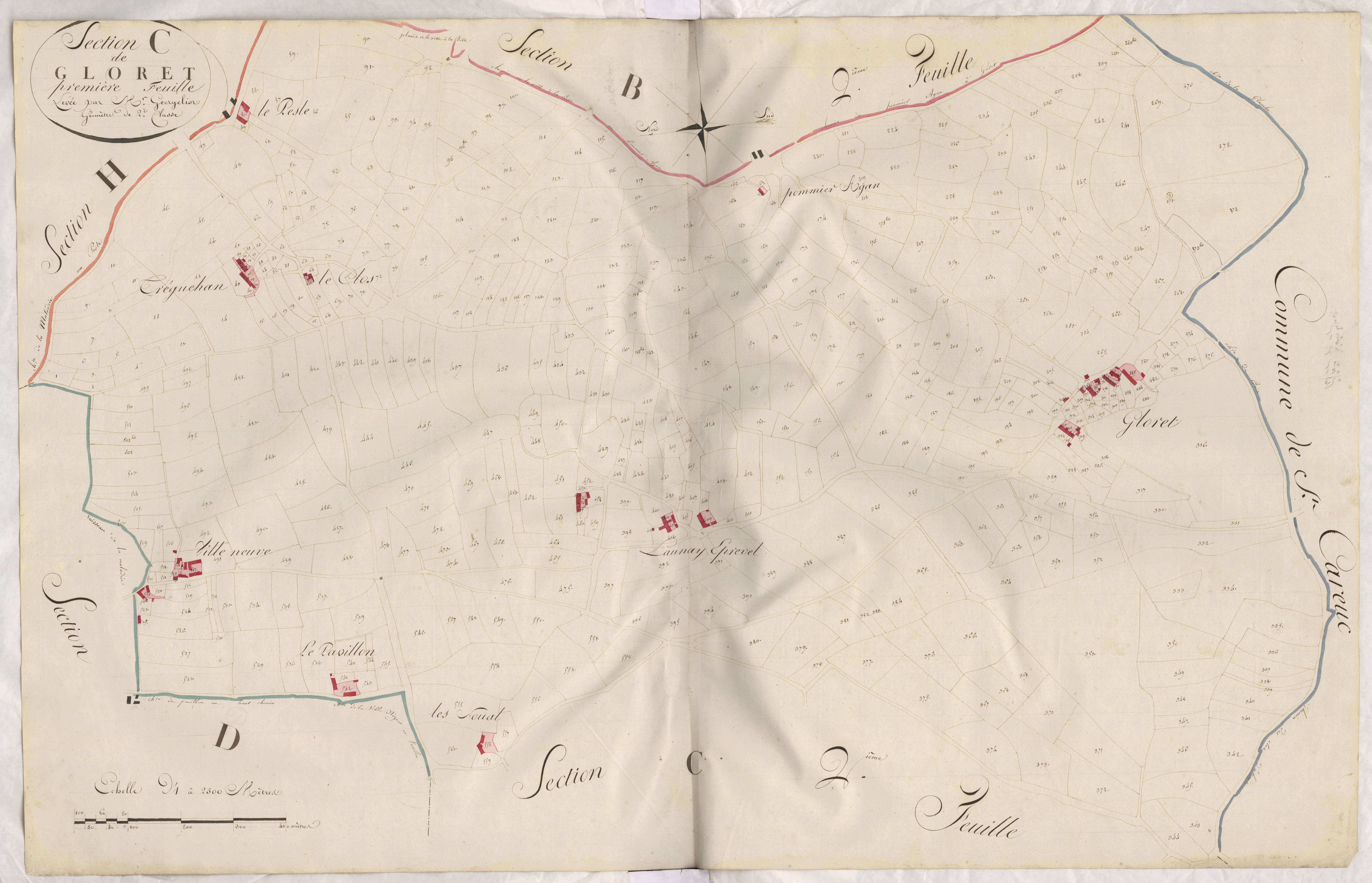 Plédran - Section C, 1re feuille
