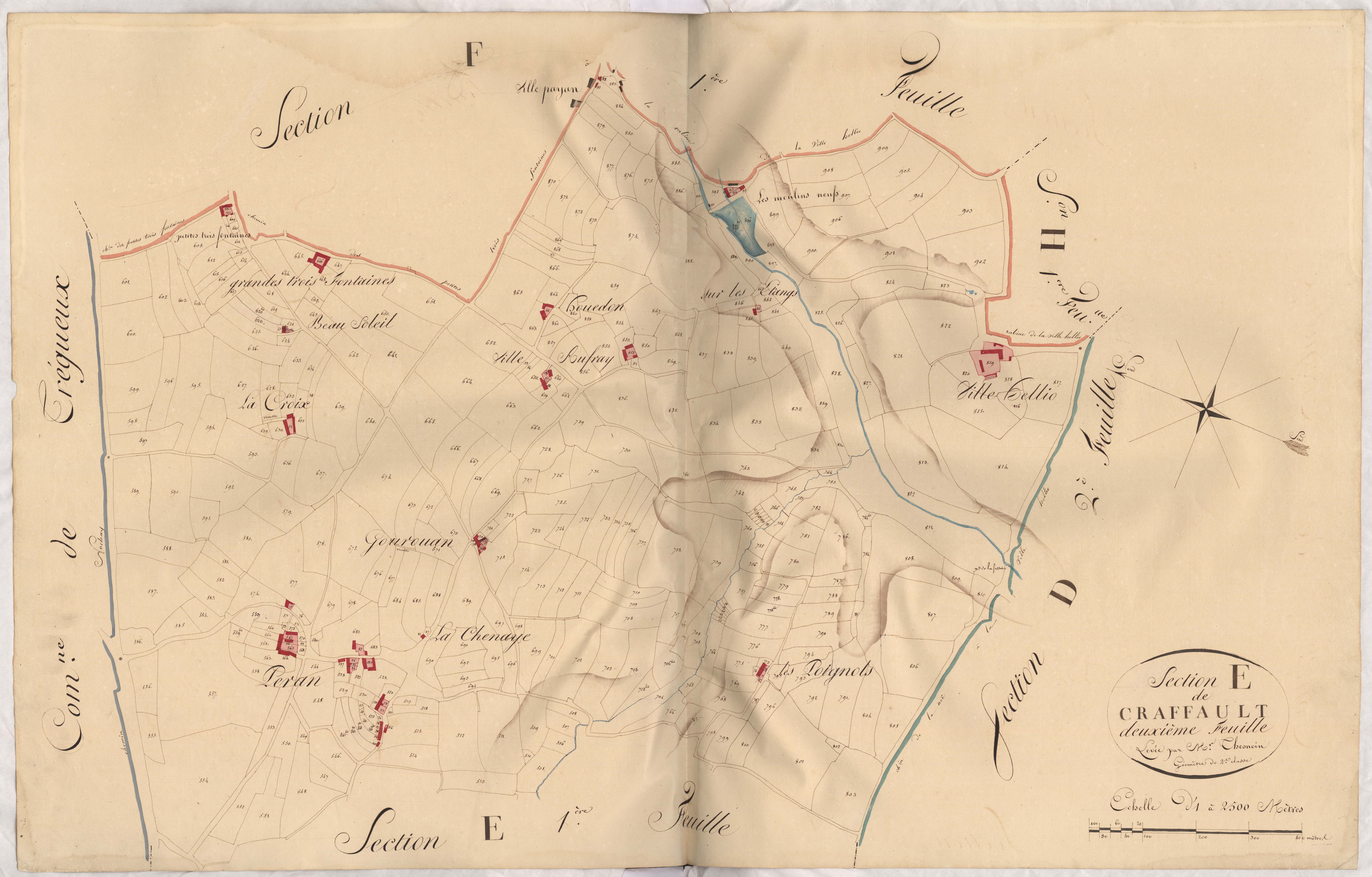 Plédran - Section E, 2e feuille