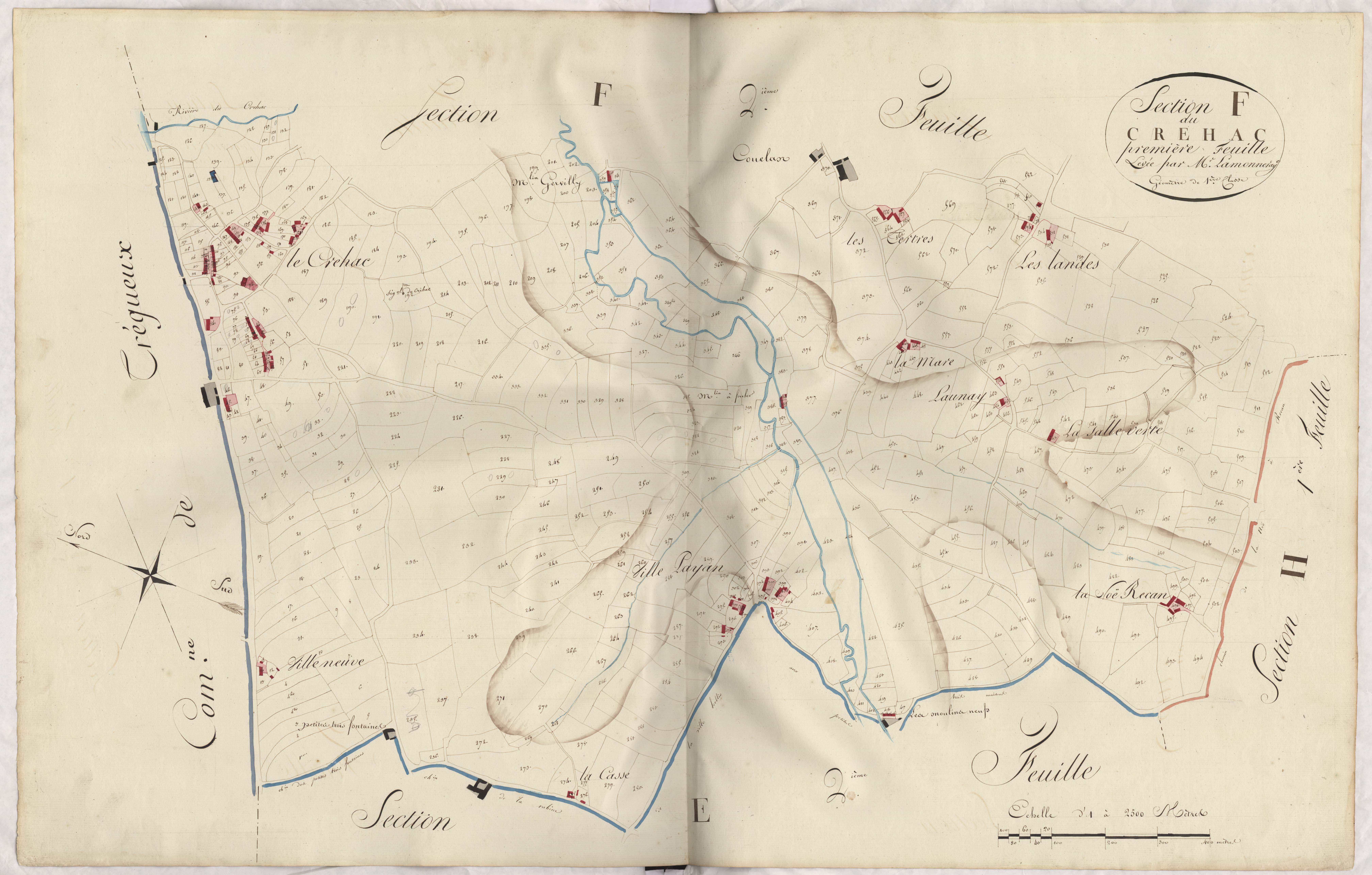 Plédran - Section F, 1re feuille