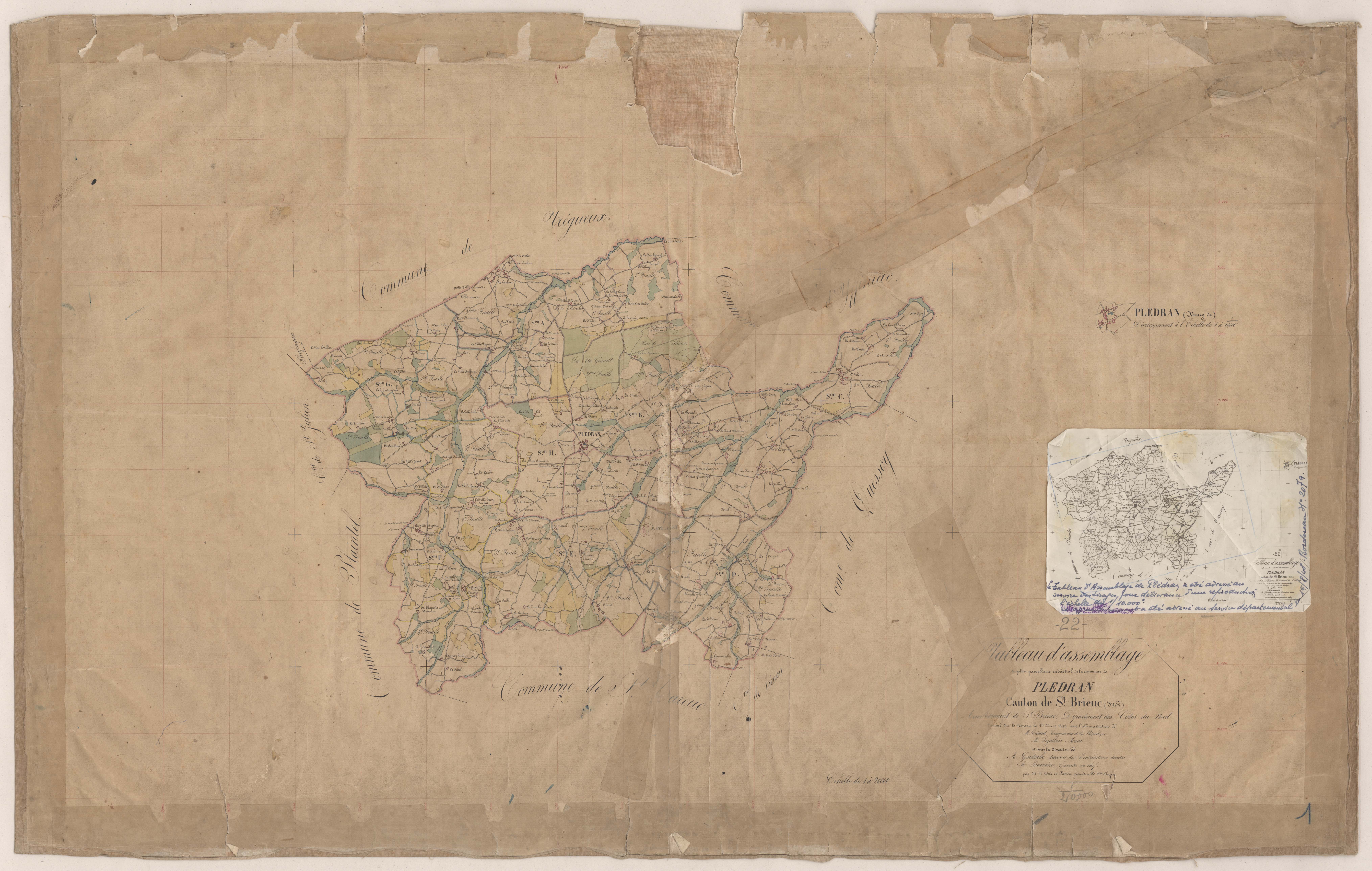 Plédran - Section E, 2e feuille