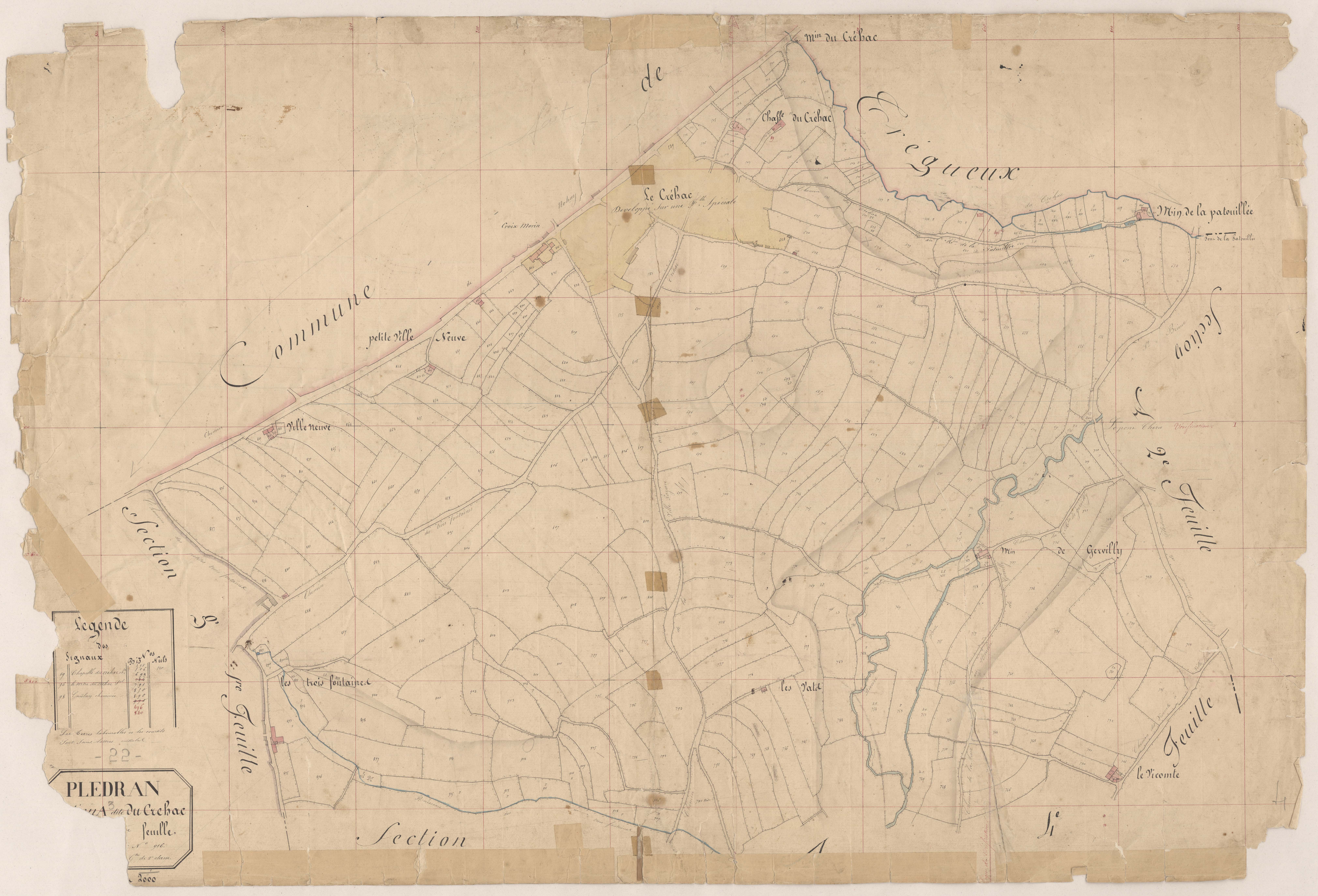 Plédran - Section F, 2e feuille