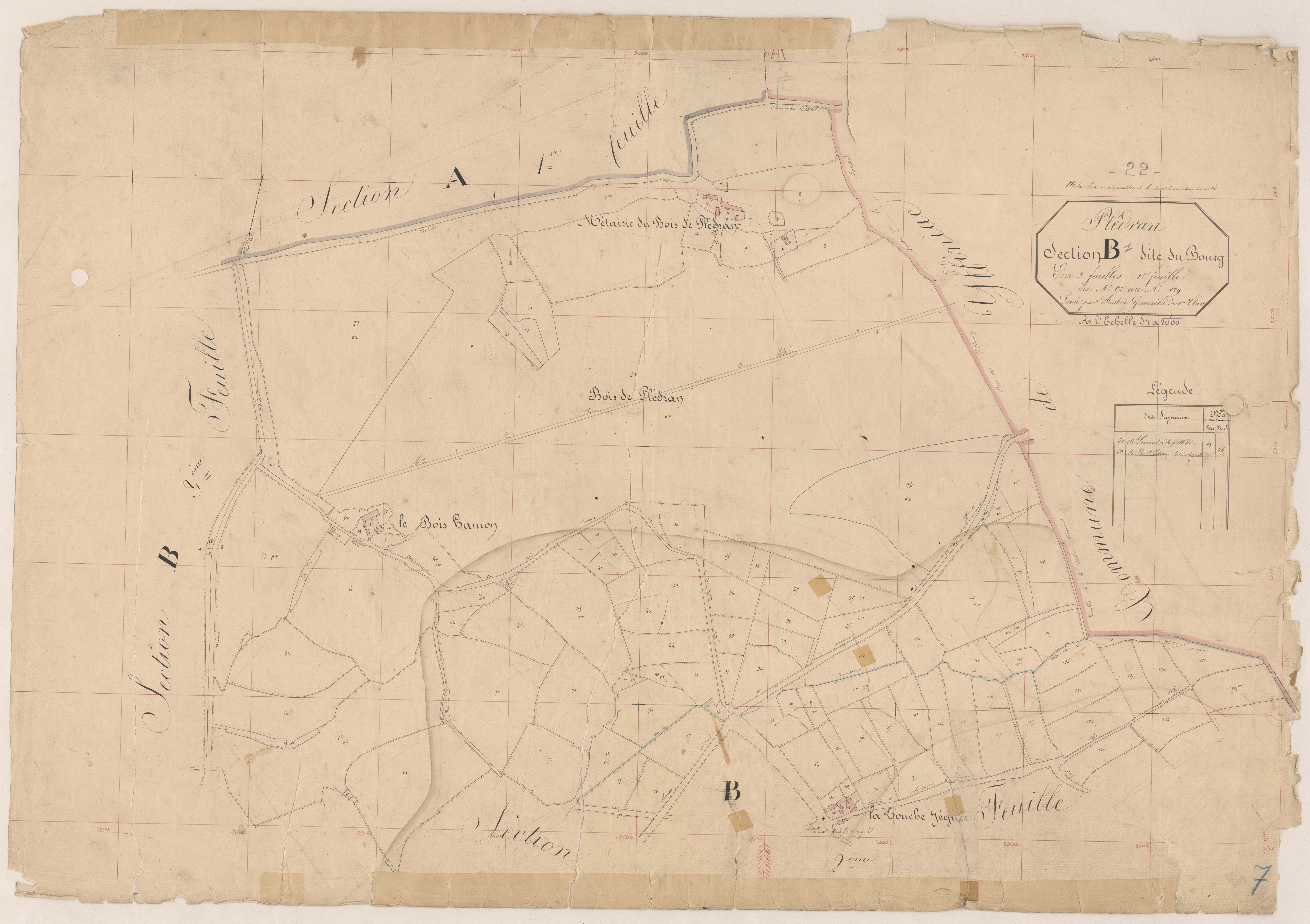 Plédran - Section F, 4e feuille