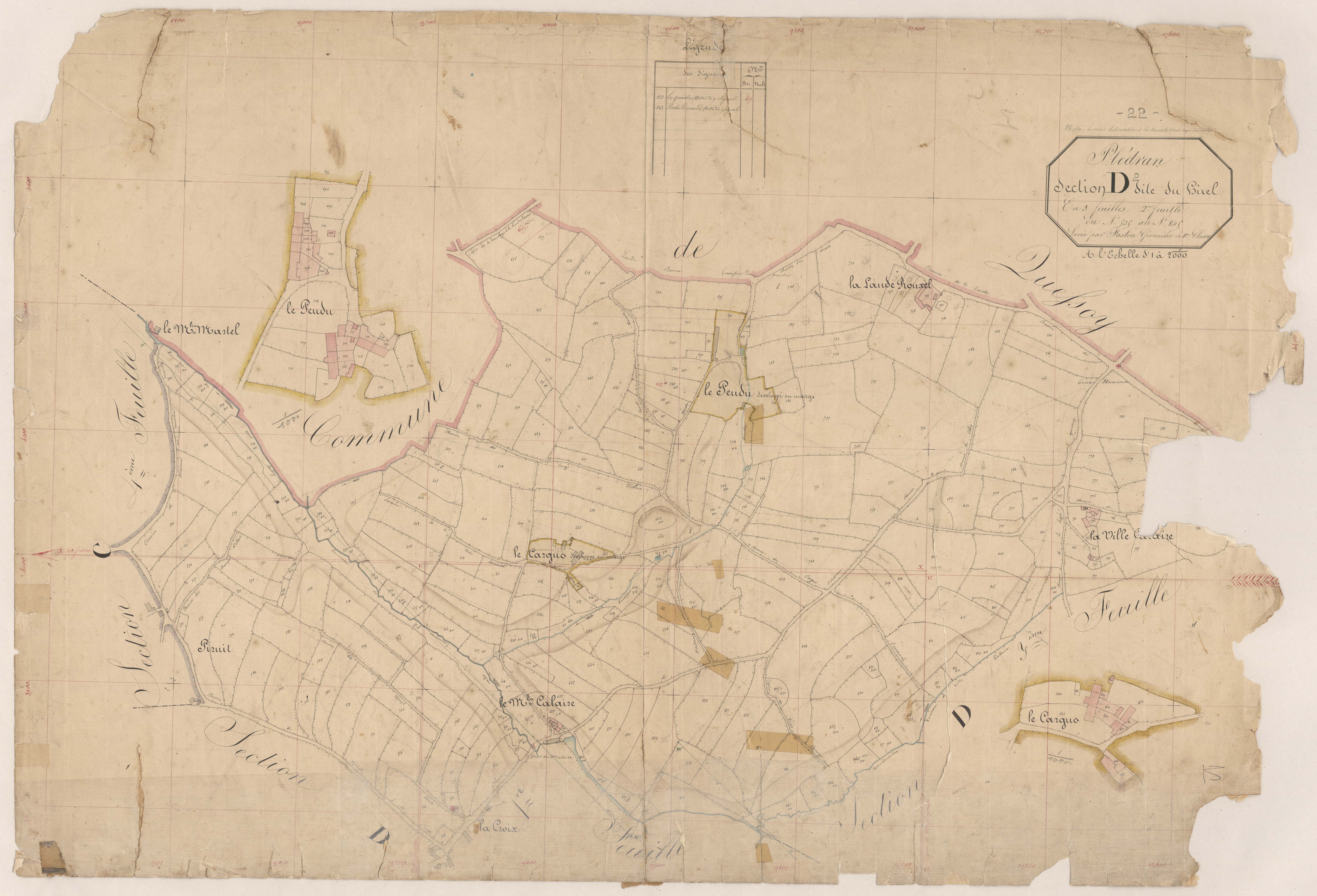 Plédran - Section A, 2e feuille
