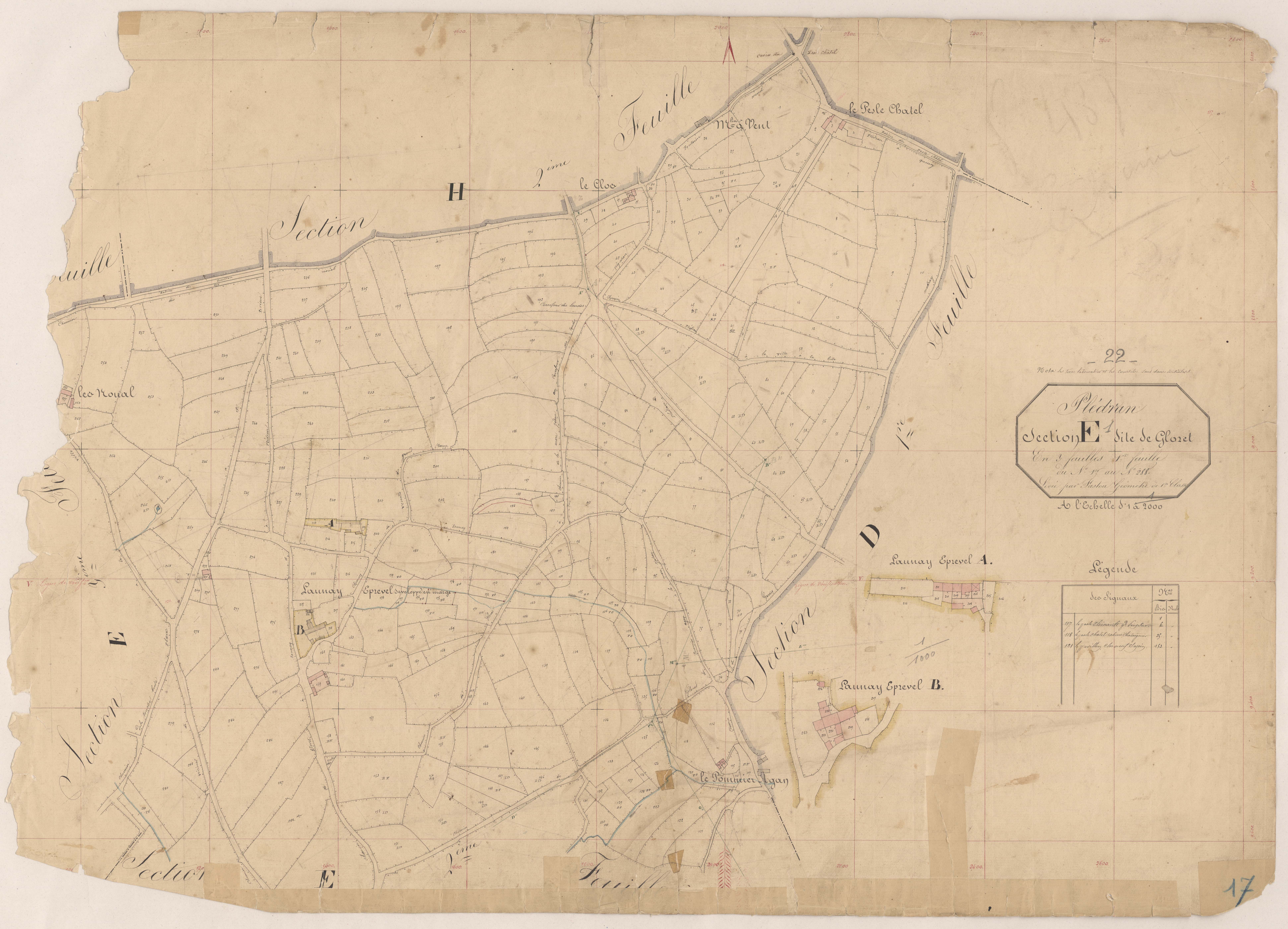 Plédran - Section A, 4e feuille