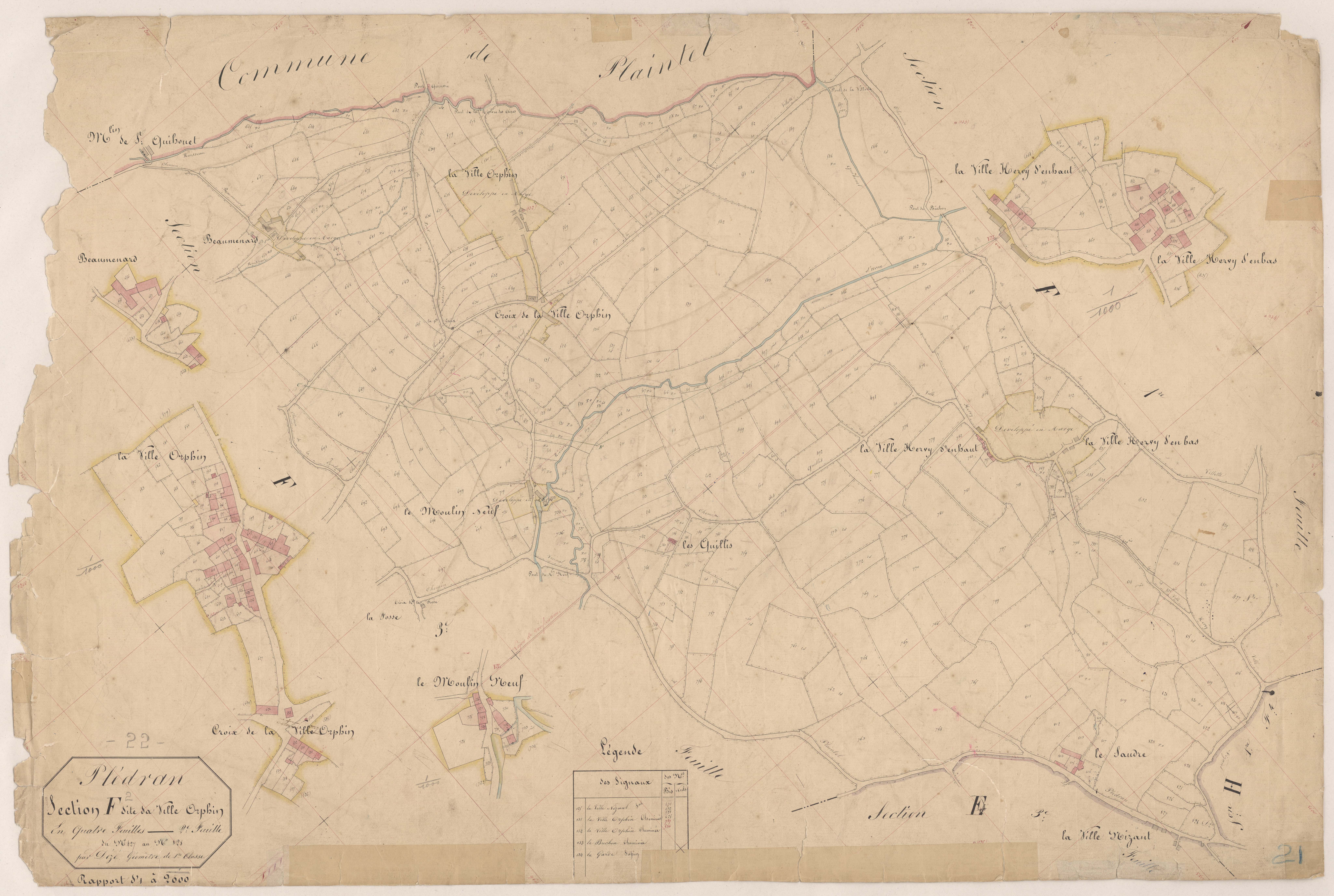 Plédran - Section C, 1re feuille
