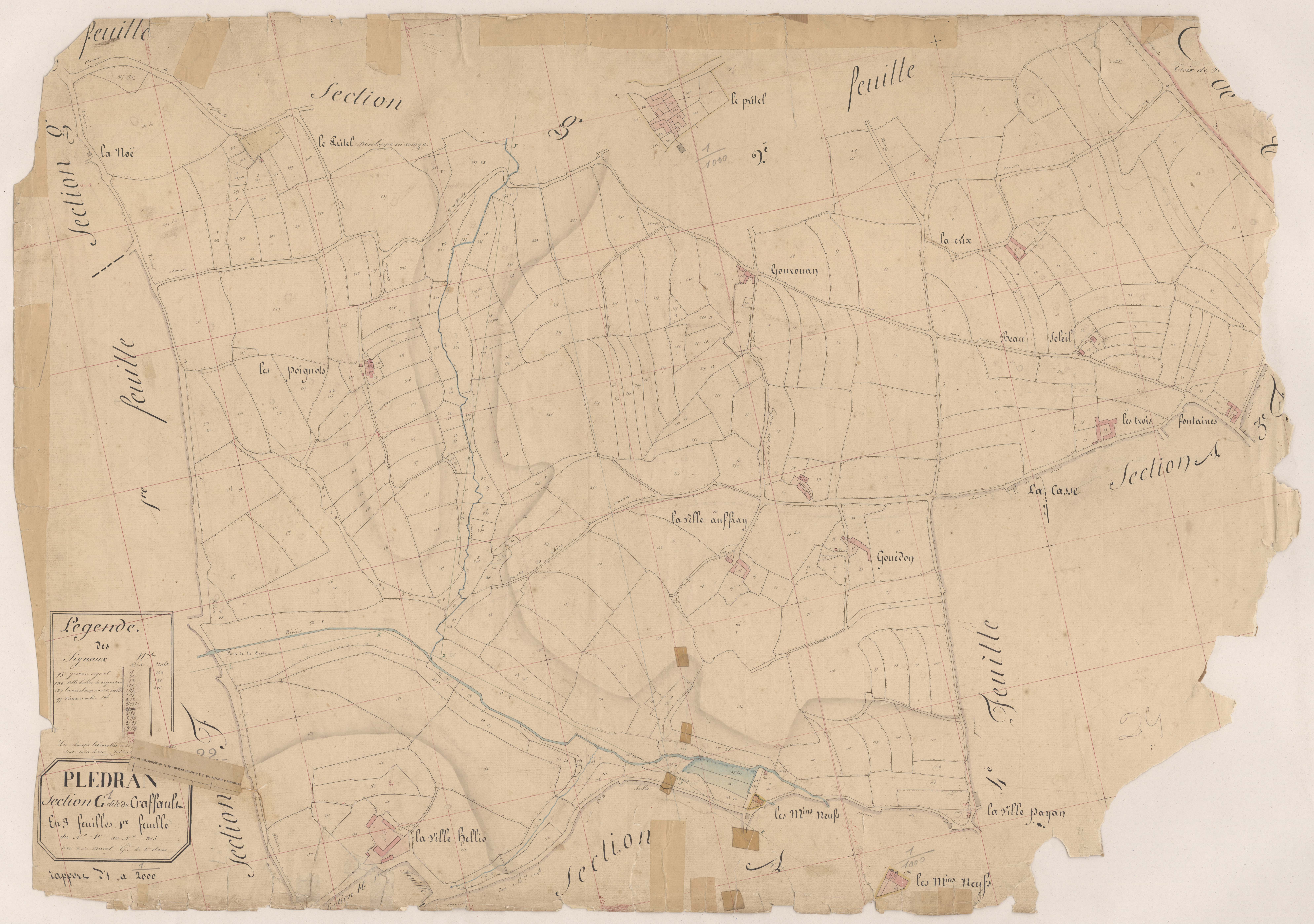 Plédran - Section C, 4e feuille