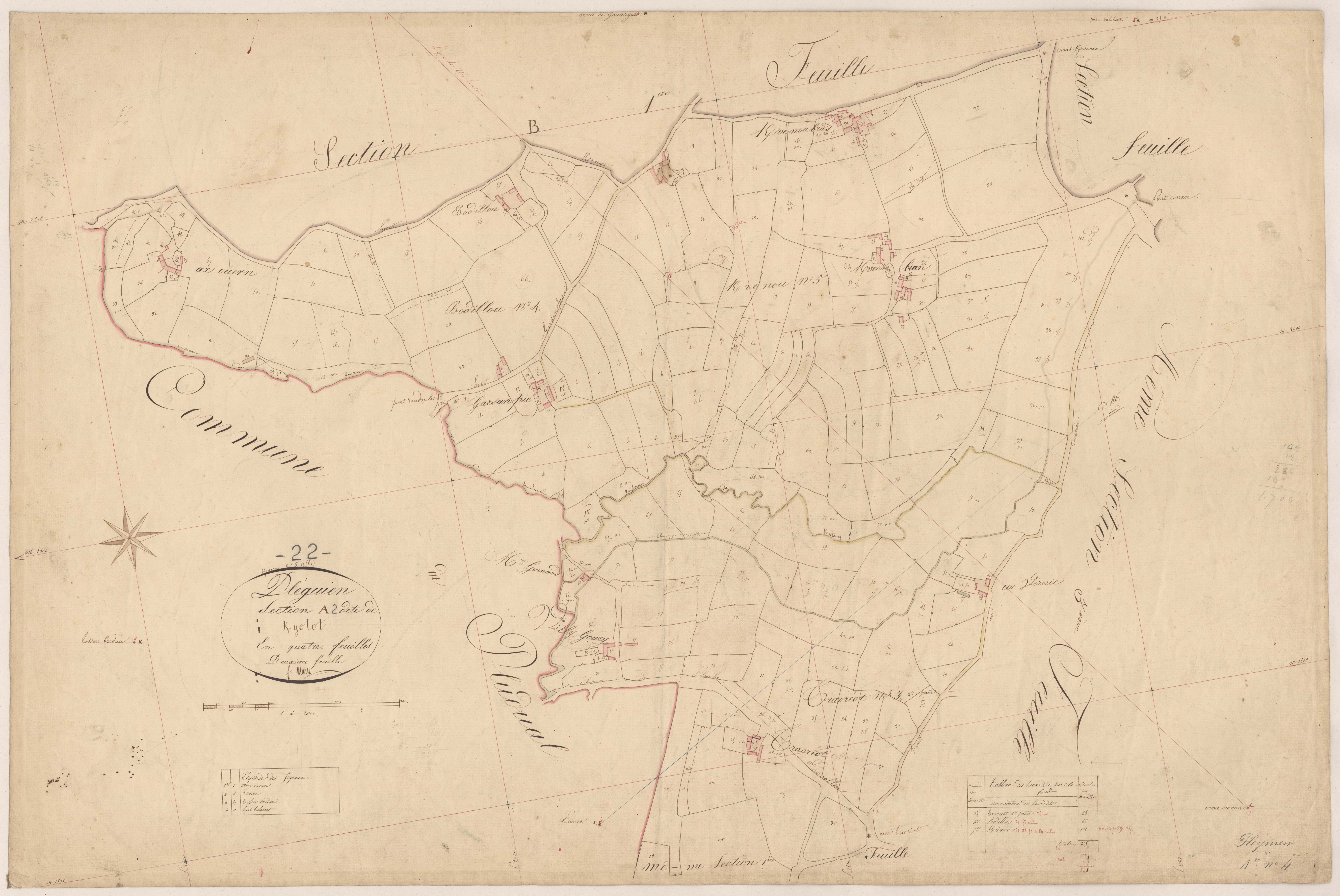 Pléguien - Section A, 2e feuille