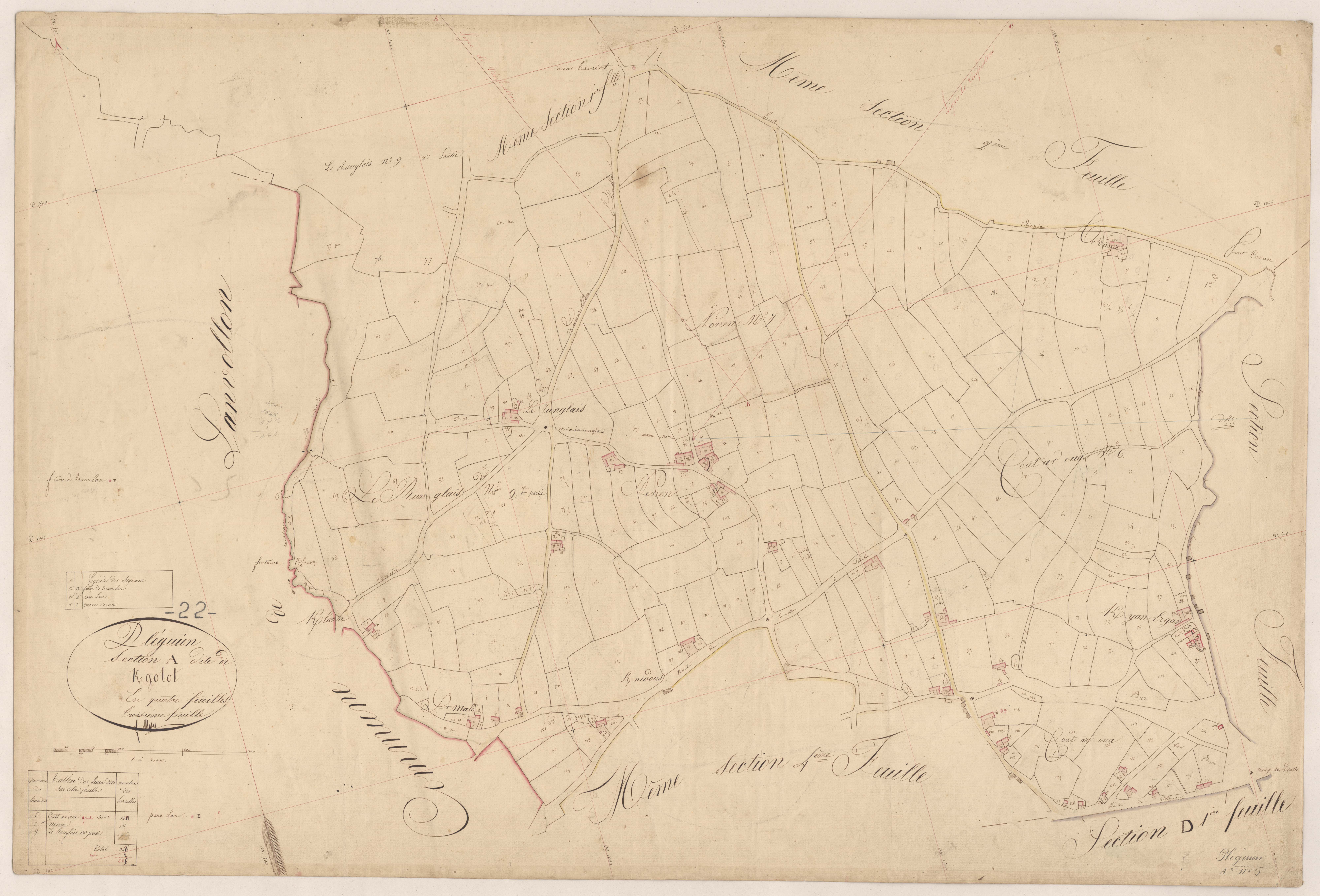 Pléguien - Section A, 3e feuille