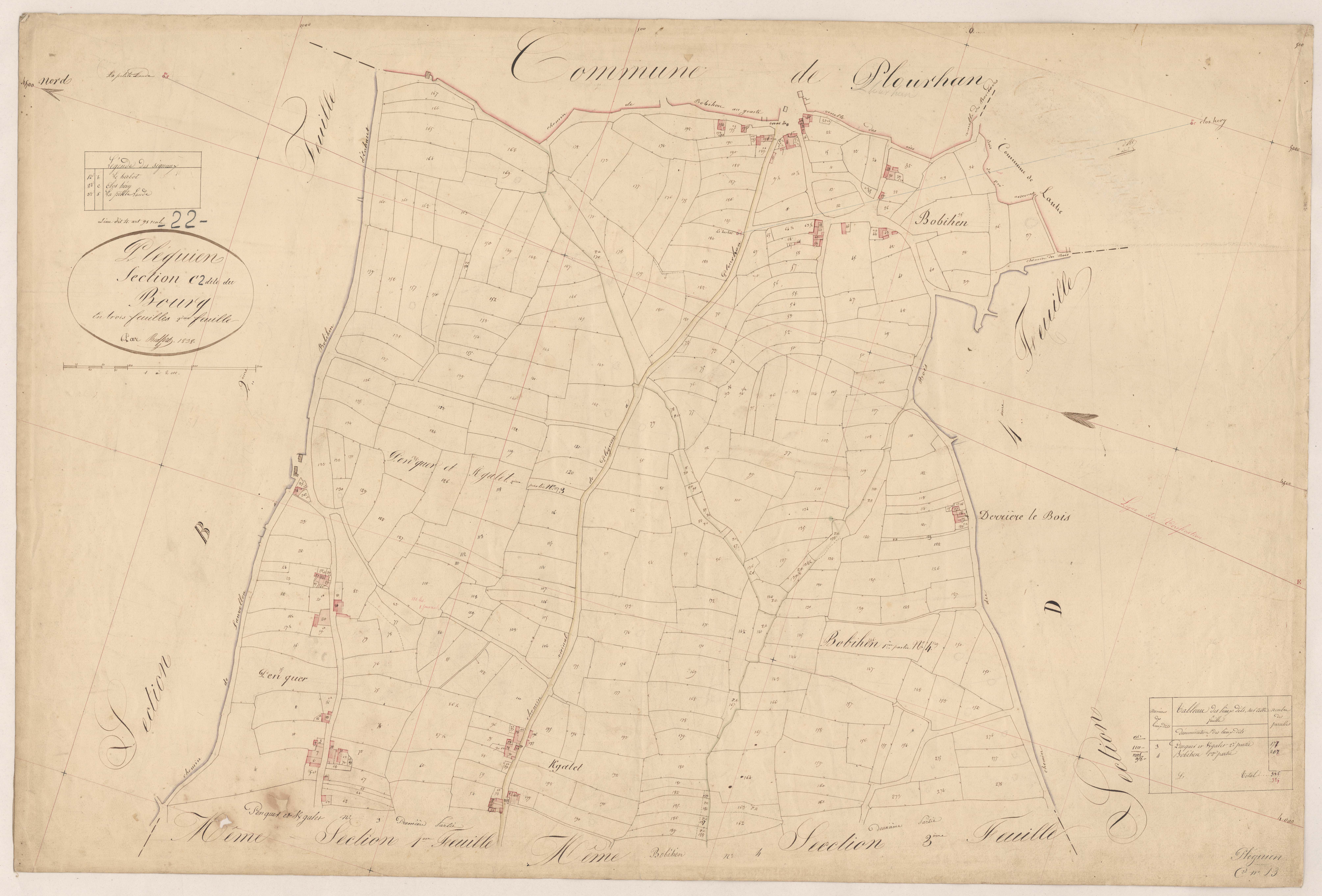 Pléguien - Section C, 2e feuille