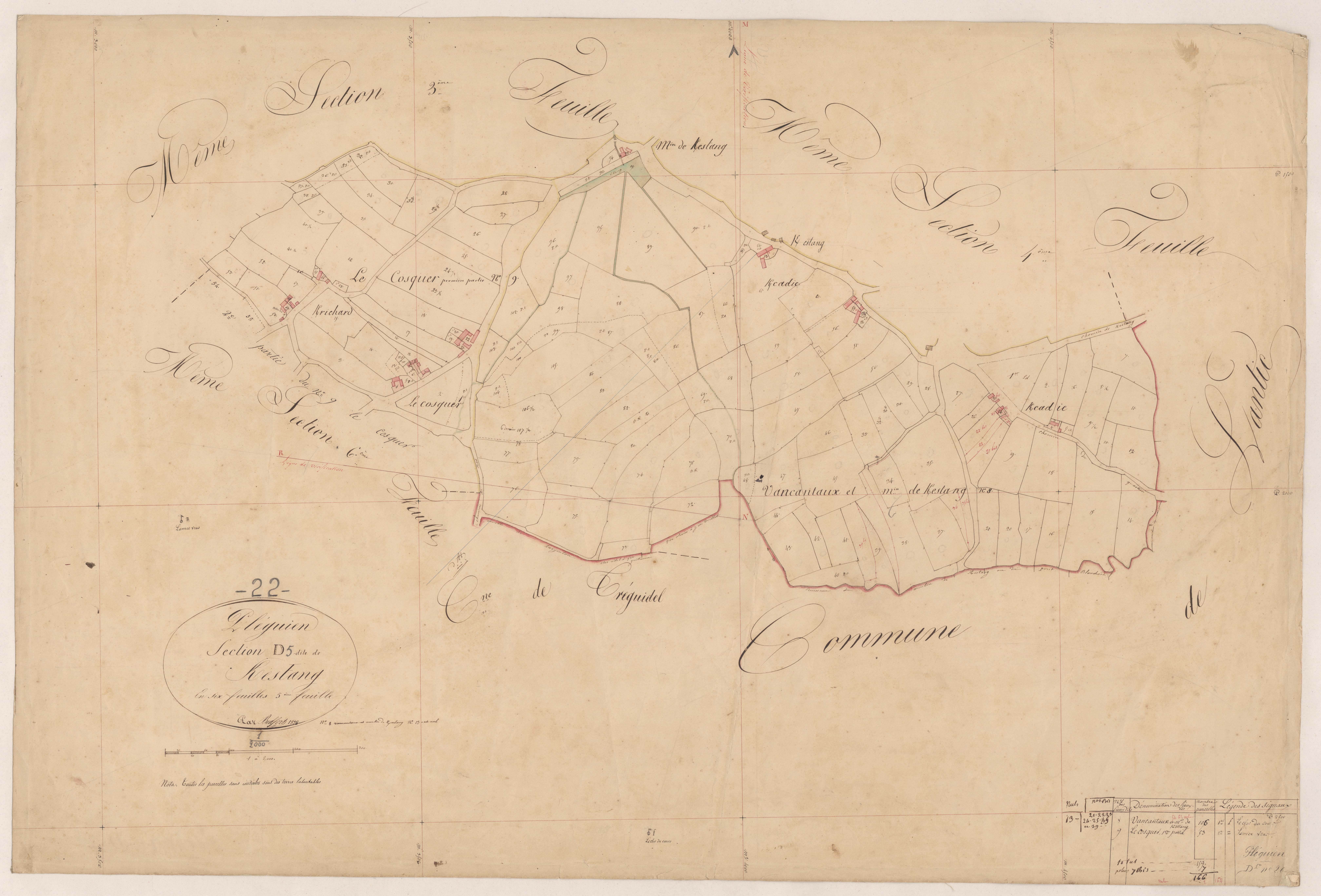Pléguien - Section D, 4e feuille