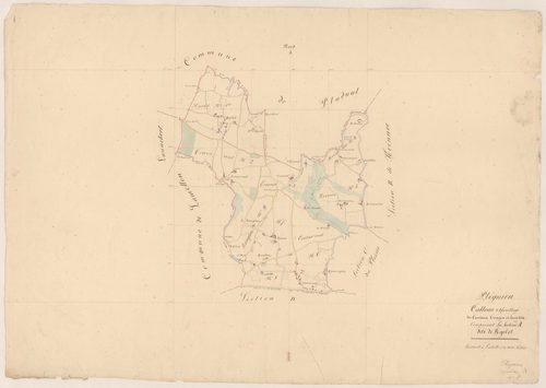 Pléguien - Tableau d'assemblage : section A