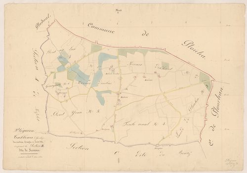 Pléguien - Tableau d'assemblage : section B