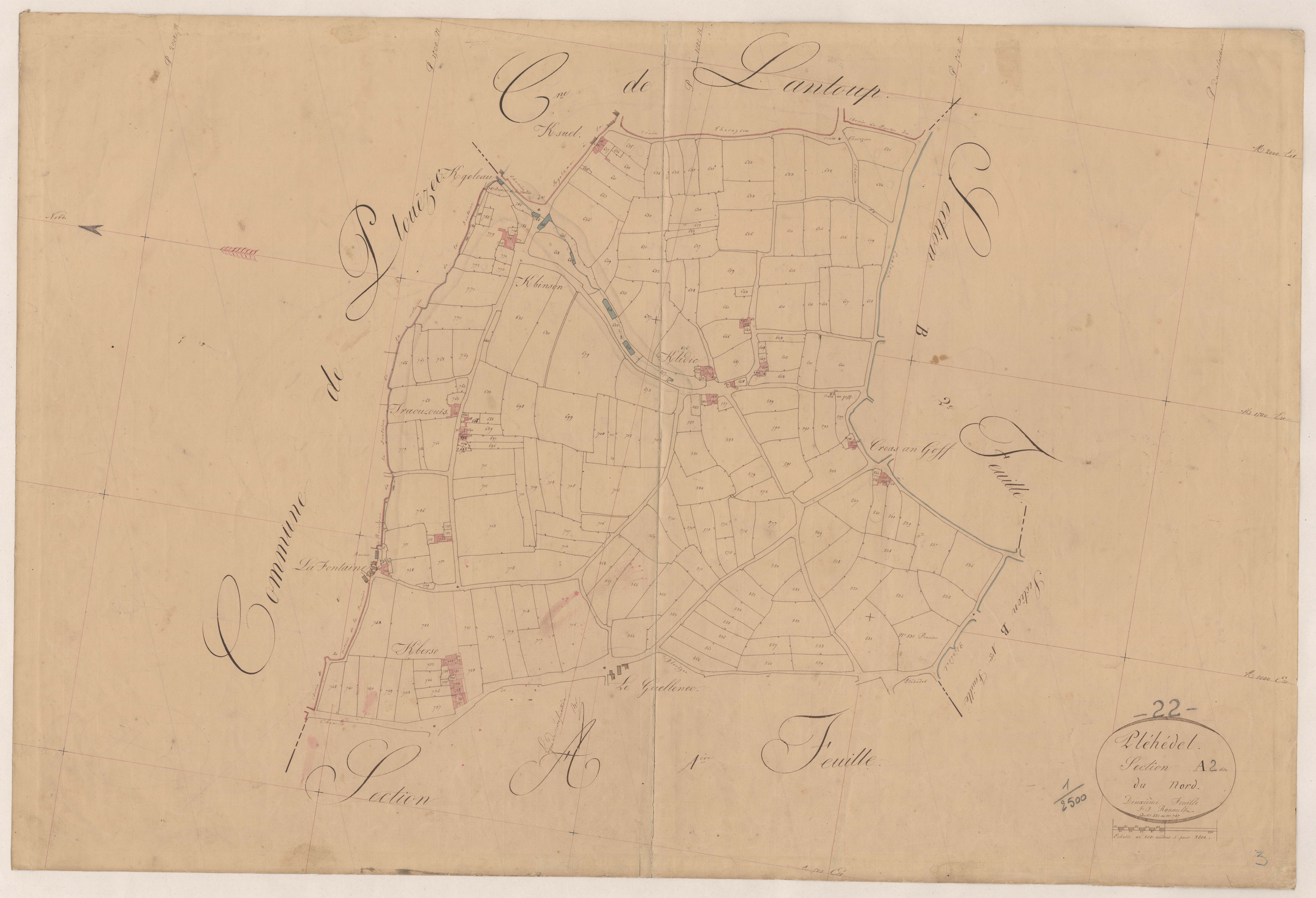 Pléhédel - Section A, 2e feuille