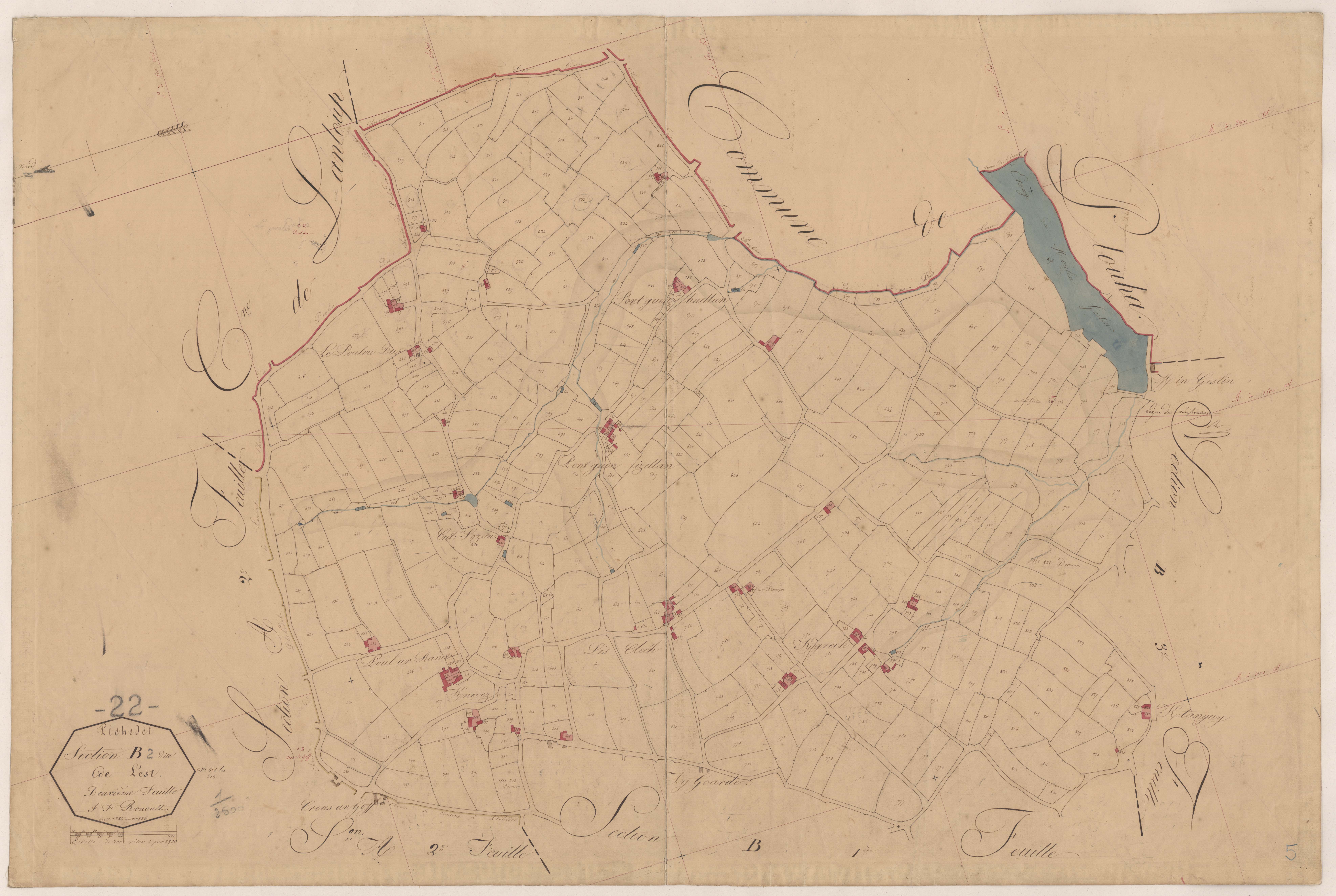 Pléhédel - Section B, 2e feuille