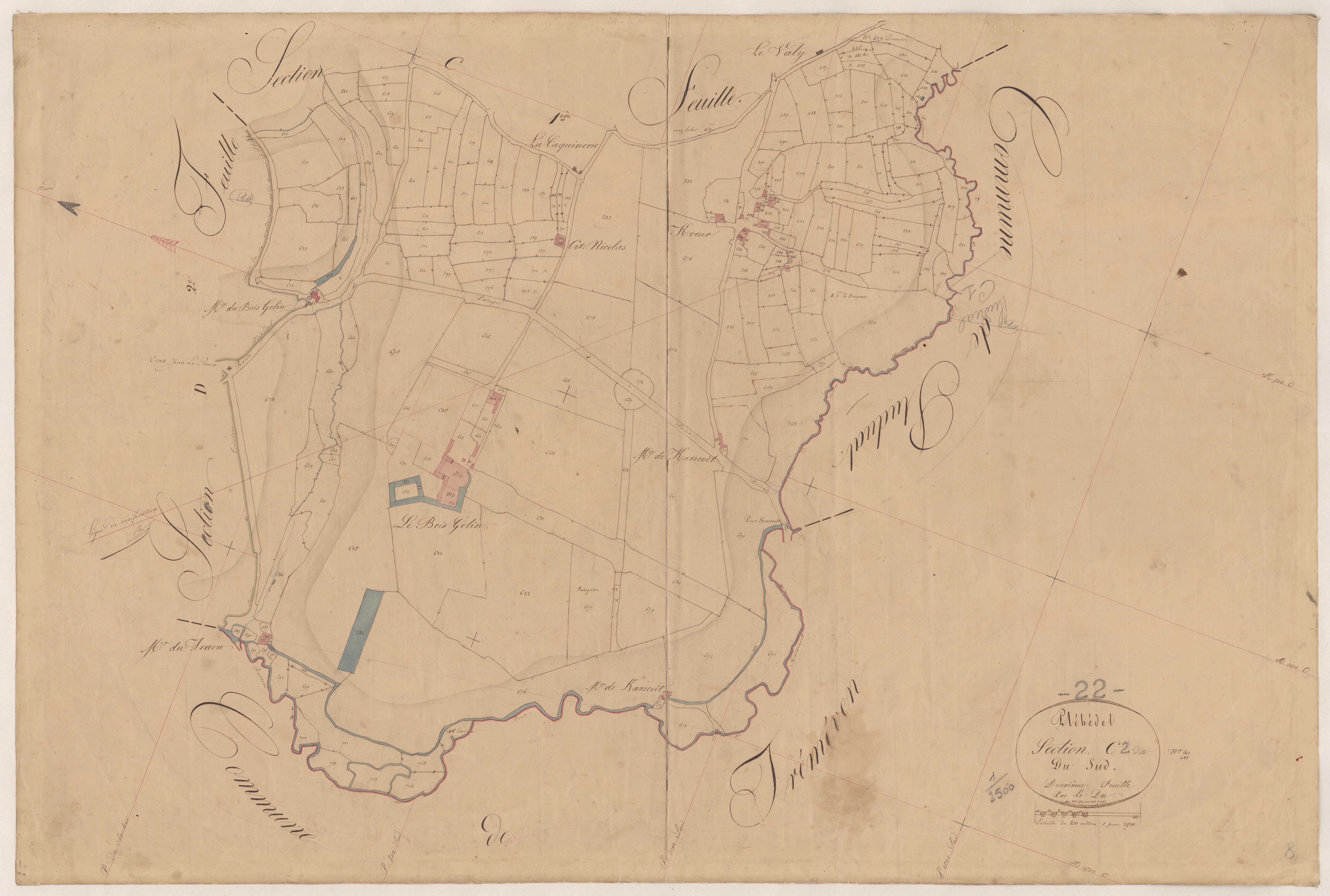 Pléhédel - Section C, 2e feuille
