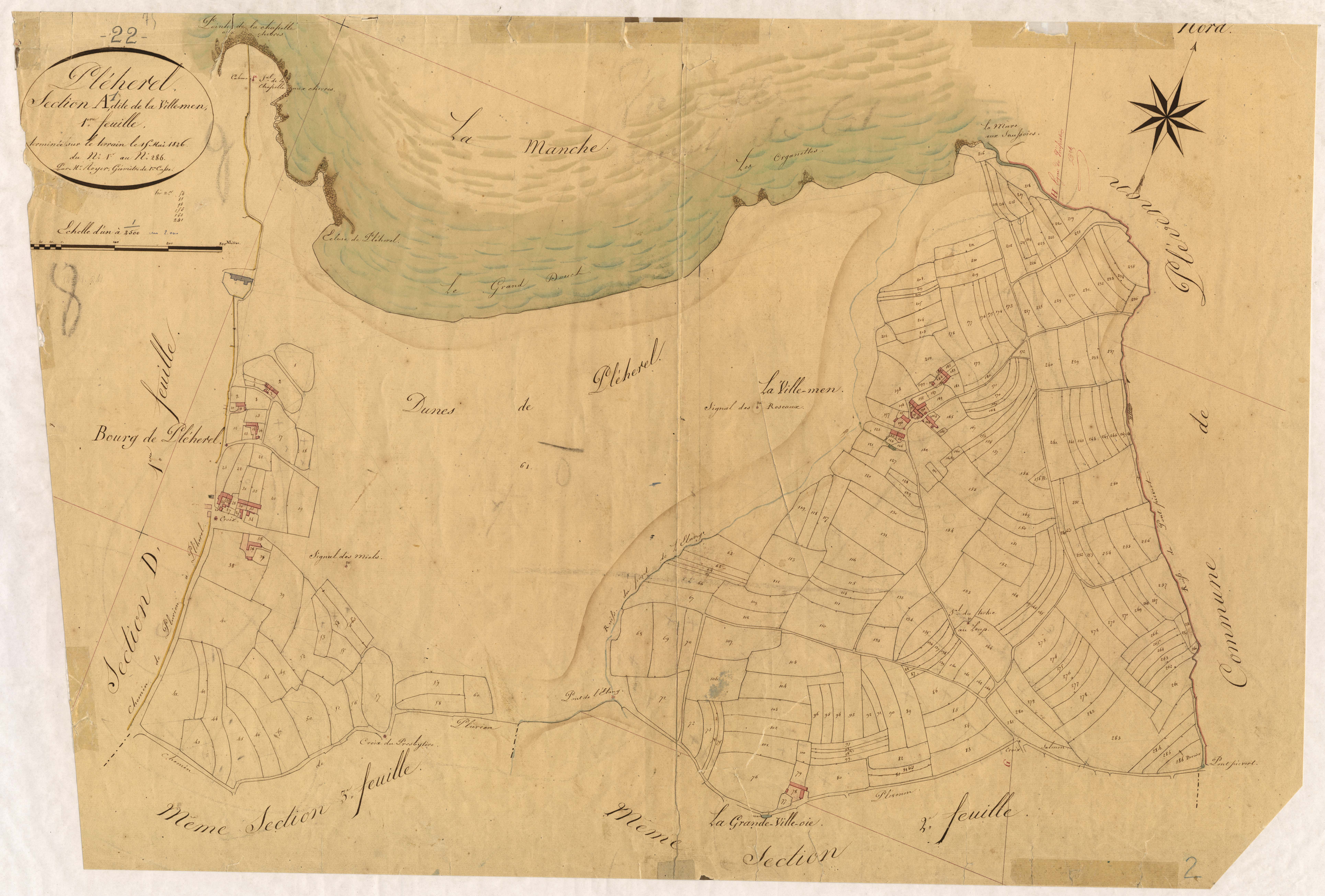 Fréhel - Section A, 1re feuille