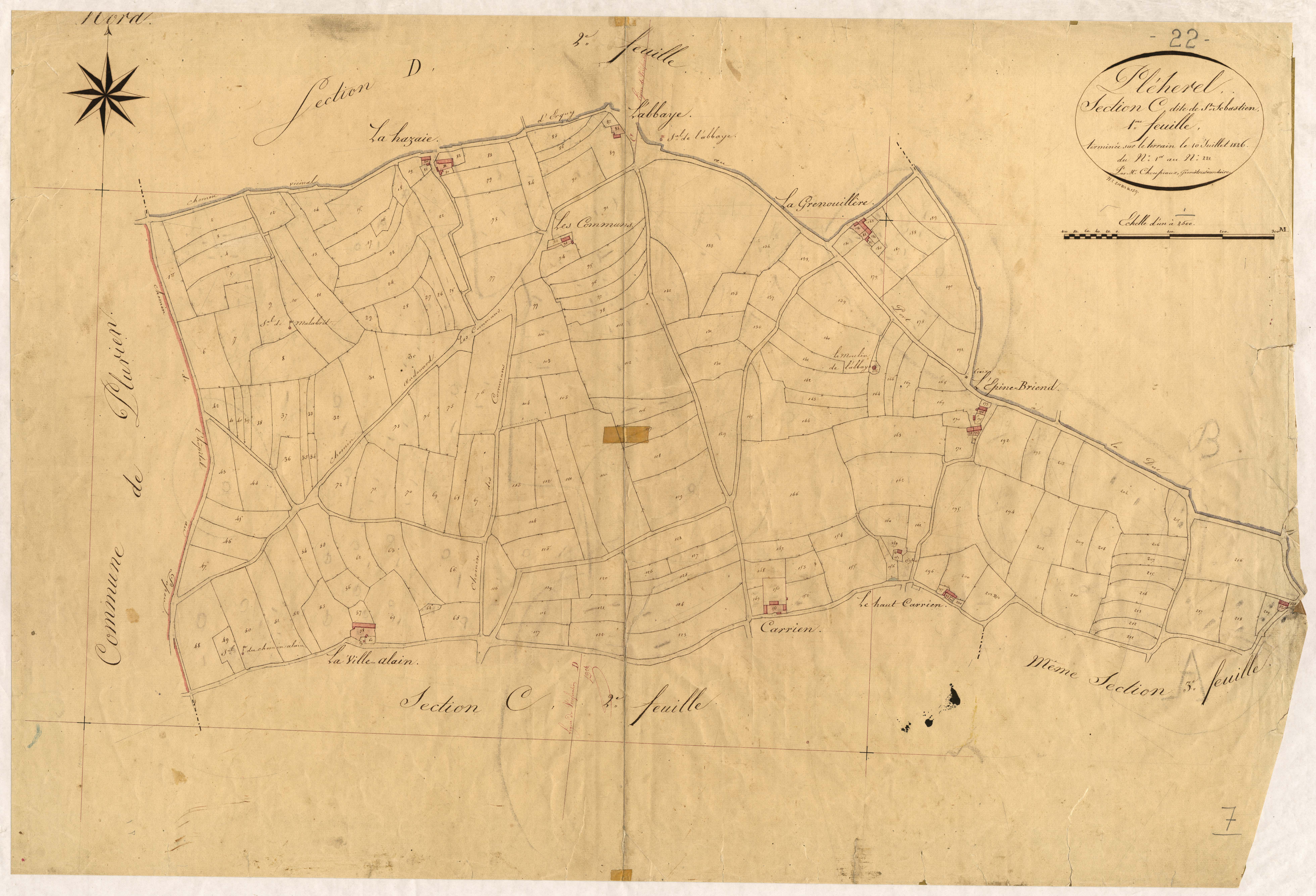 Fréhel - Section C, 1re feuille