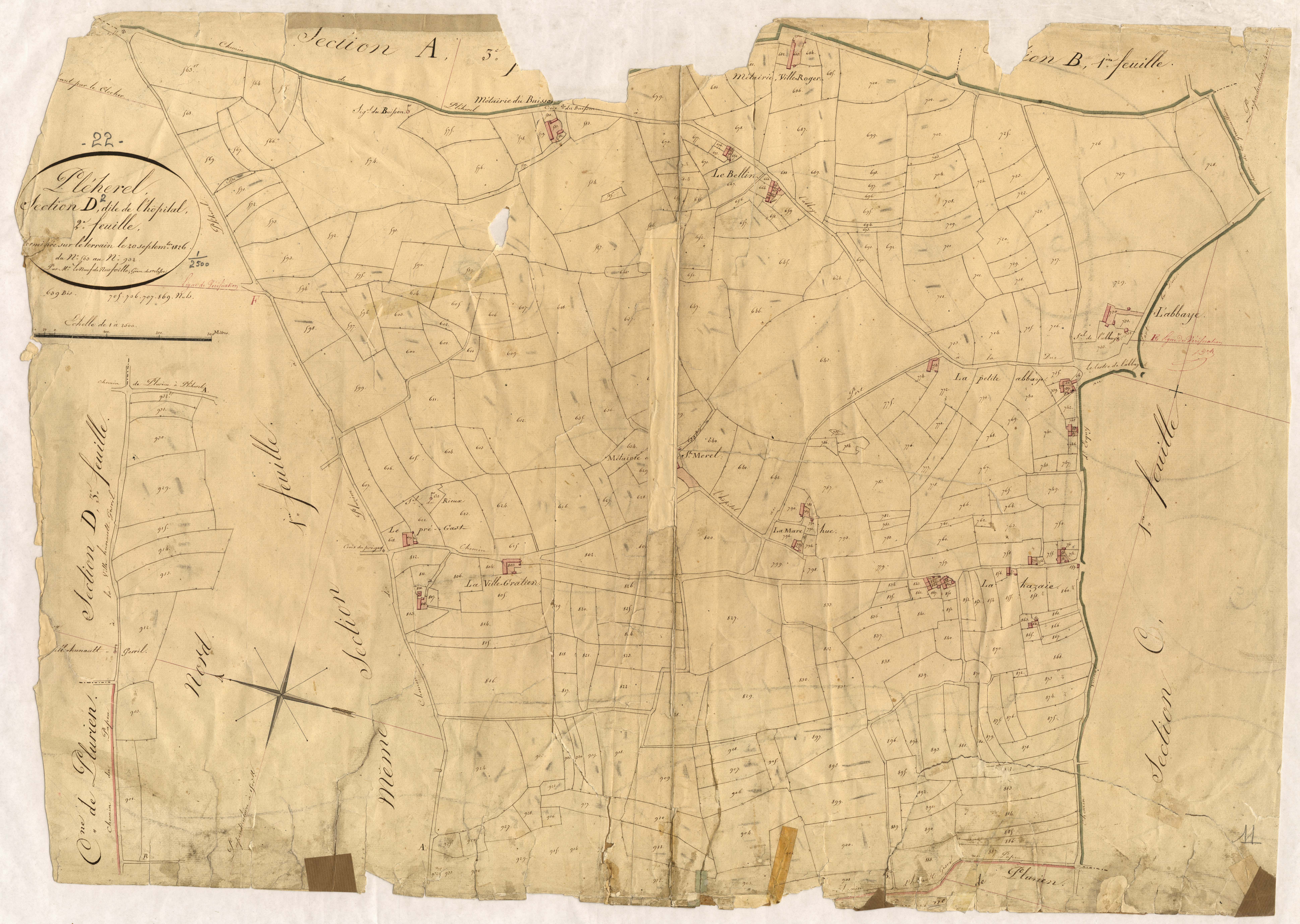 Fréhel - Section D, 2e feuille