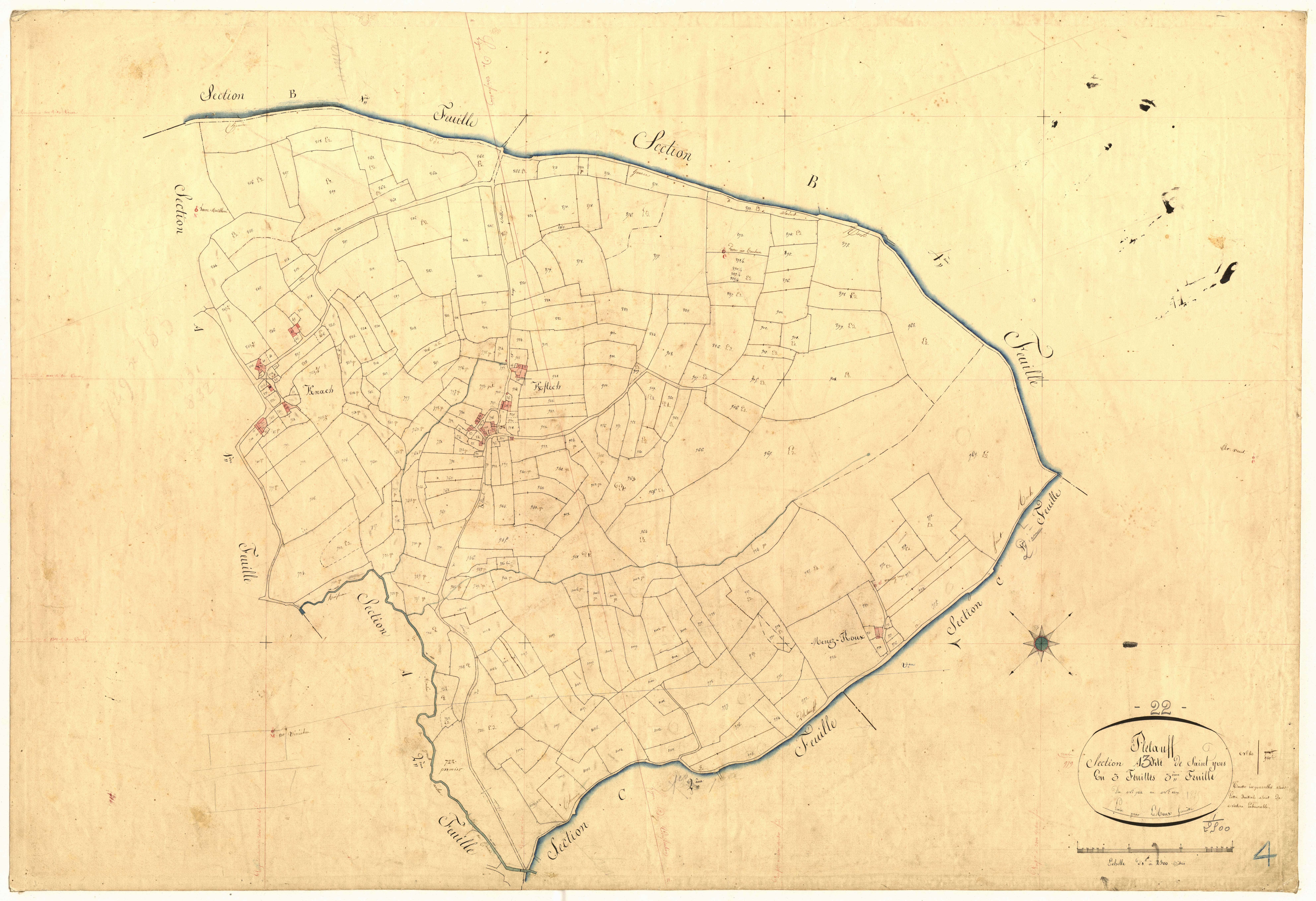 Plélauff - Section A, 3e feuille