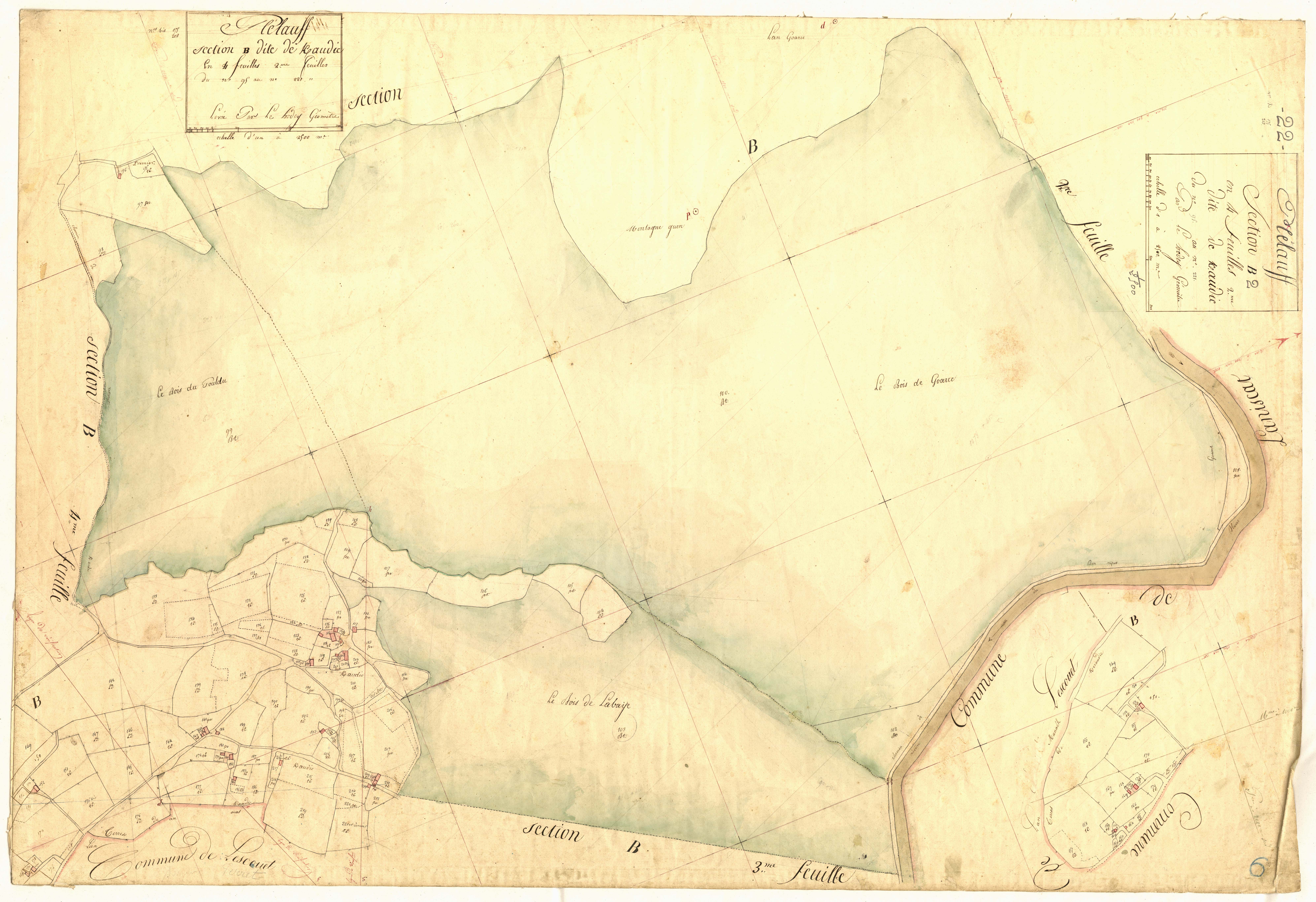 Plélauff - Section B, 2e feuille