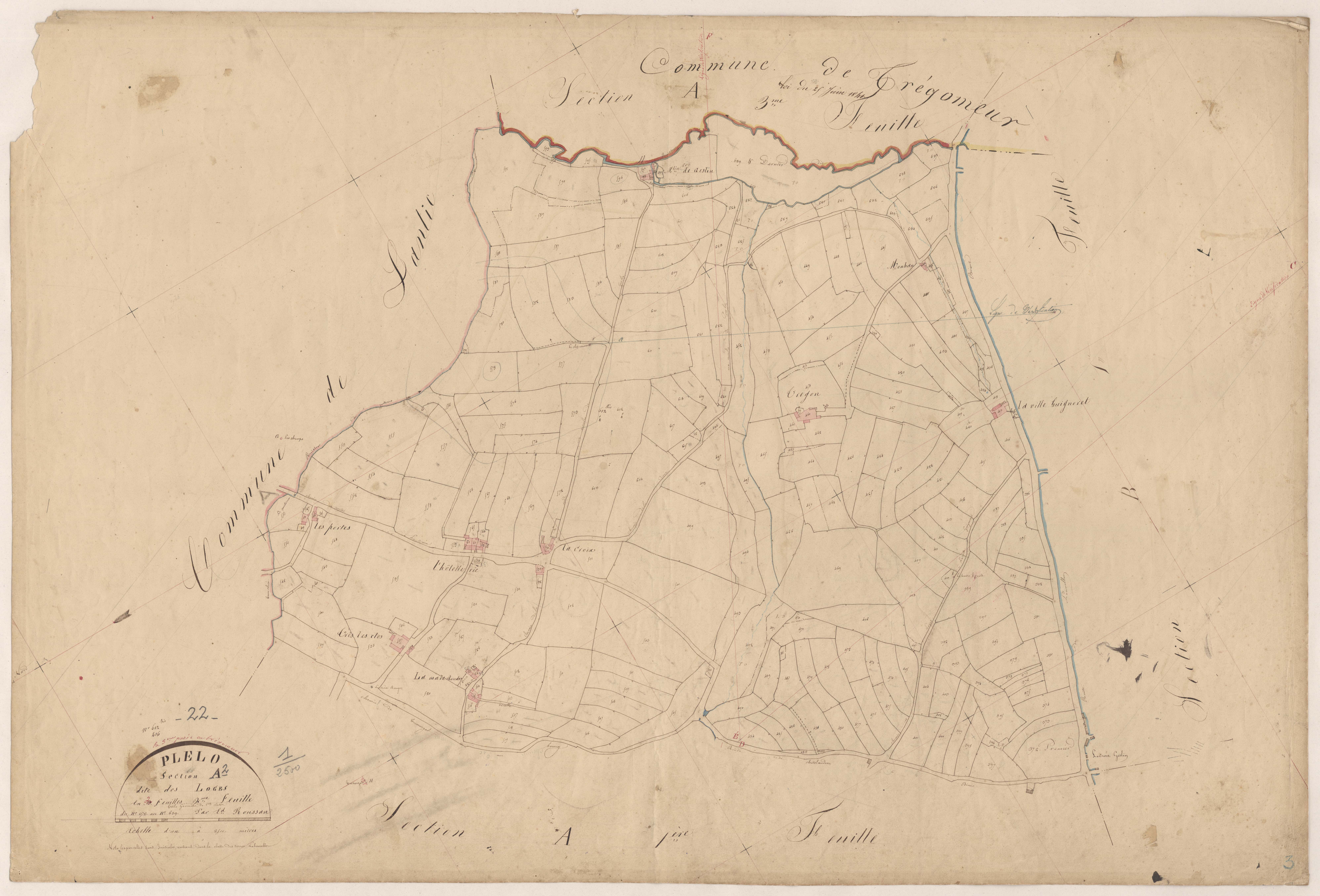 Plélo - Section A, 2e feuille