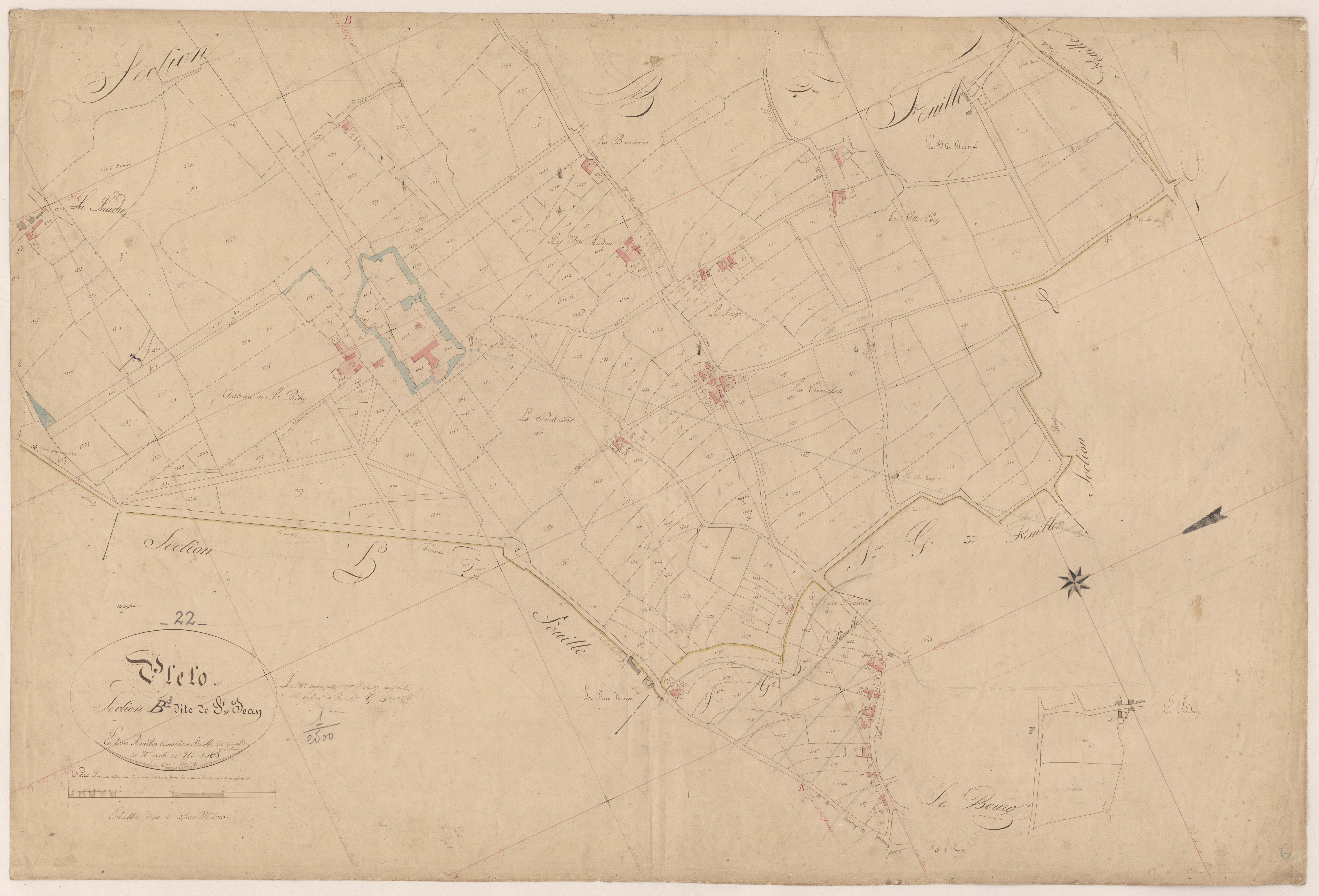 Plélo - Section B, 3e feuille