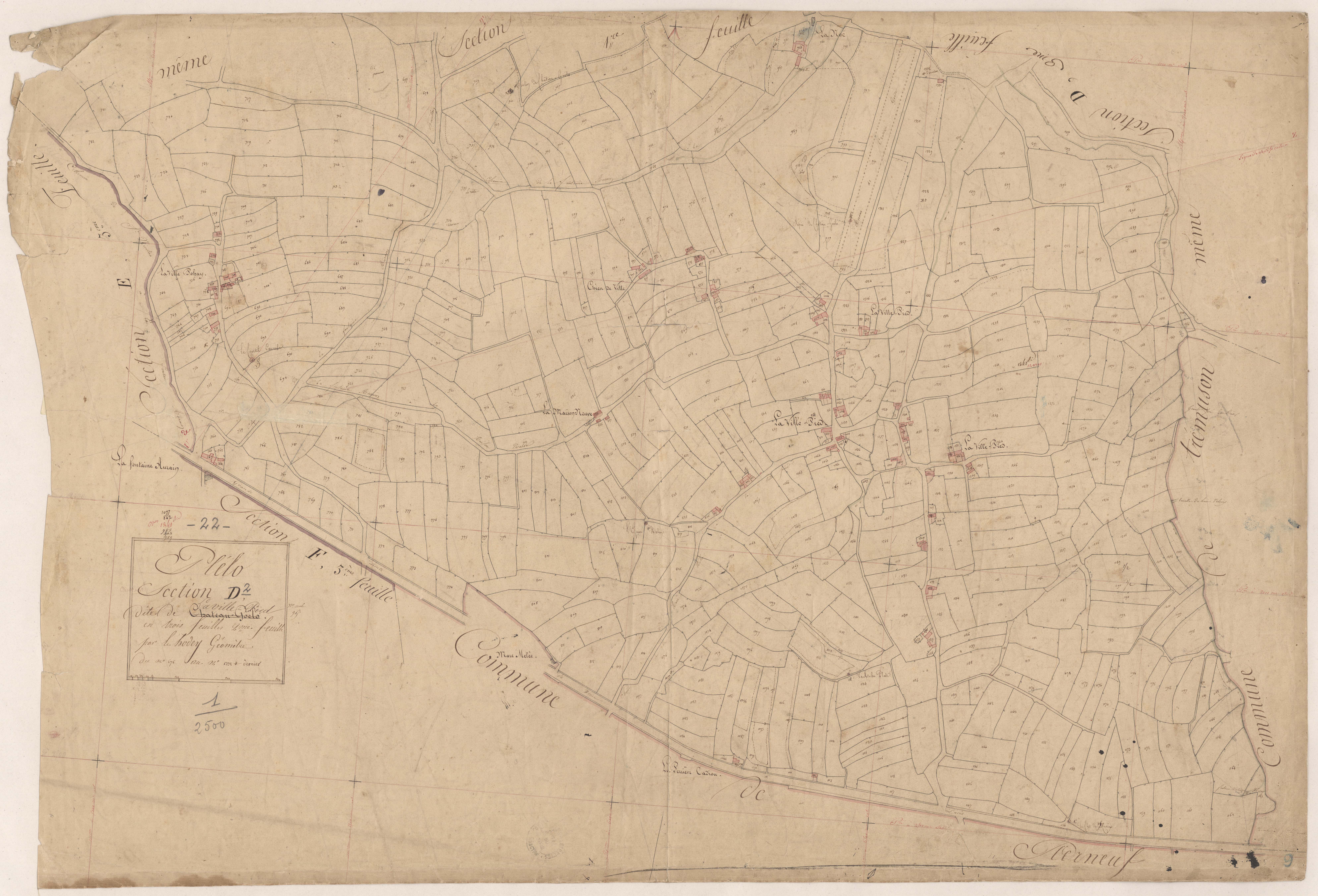 Plélo - Section D, 2e feuille