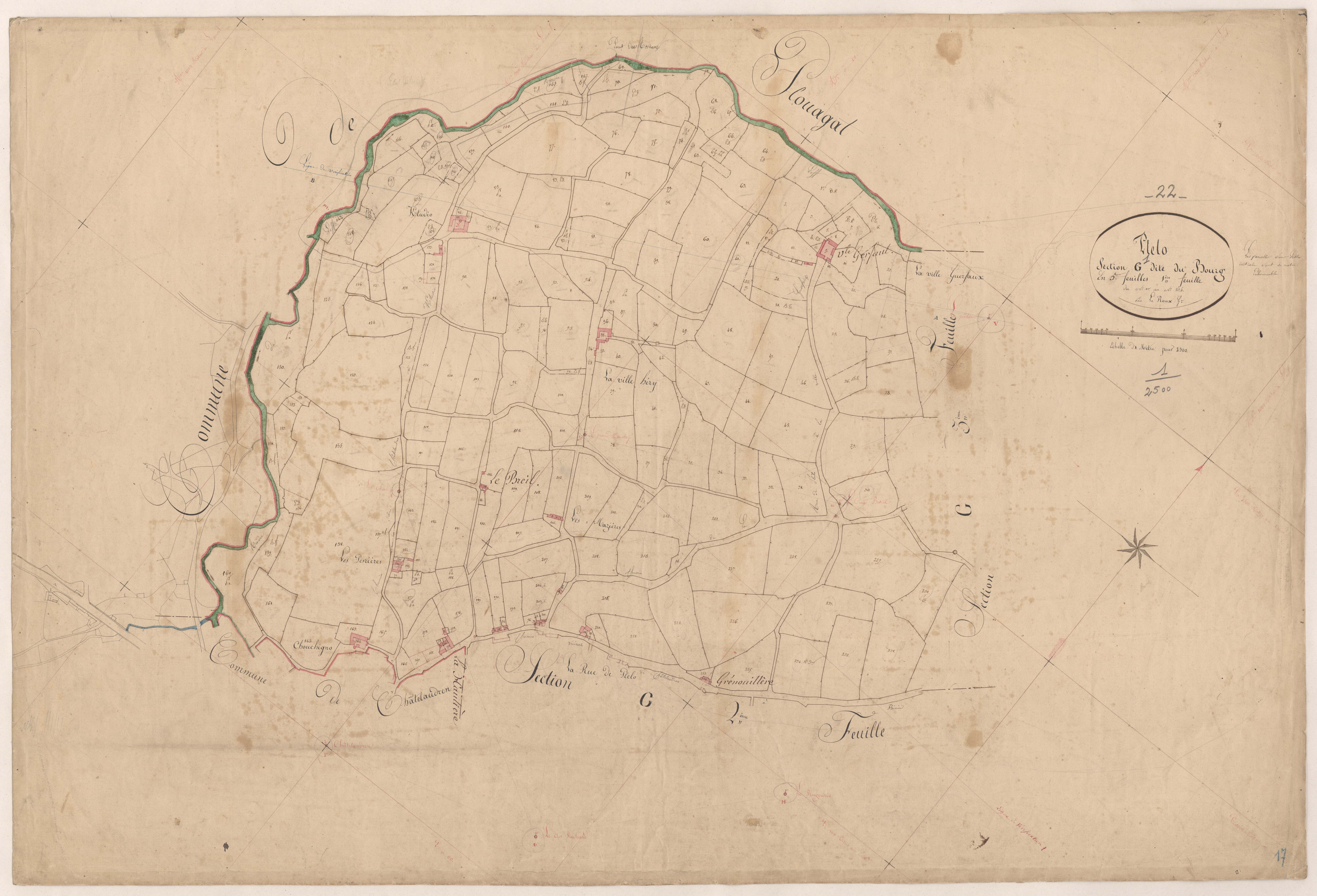 Plélo - Section G, 1re feuille
