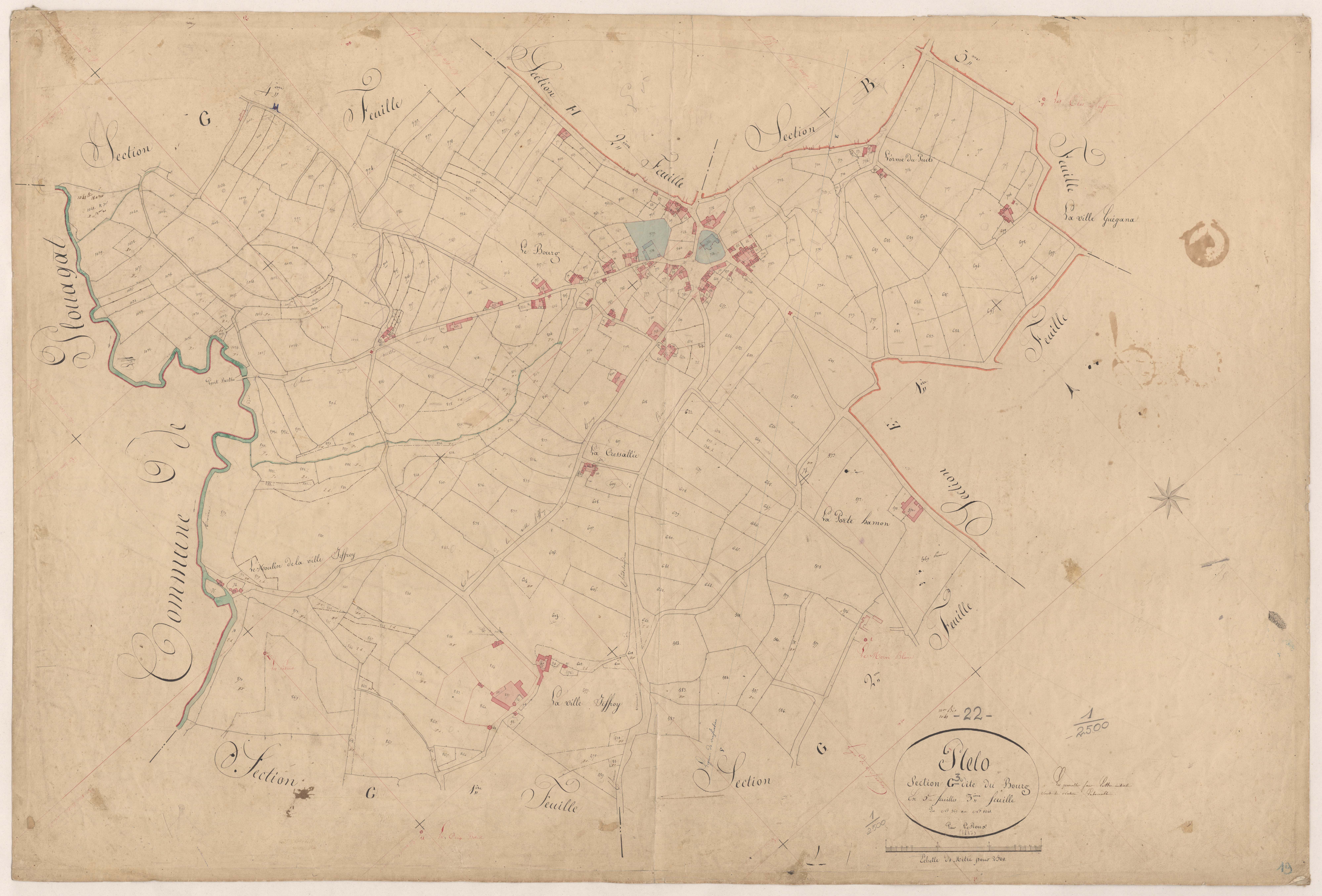 Plélo - Section G, 3e feuille