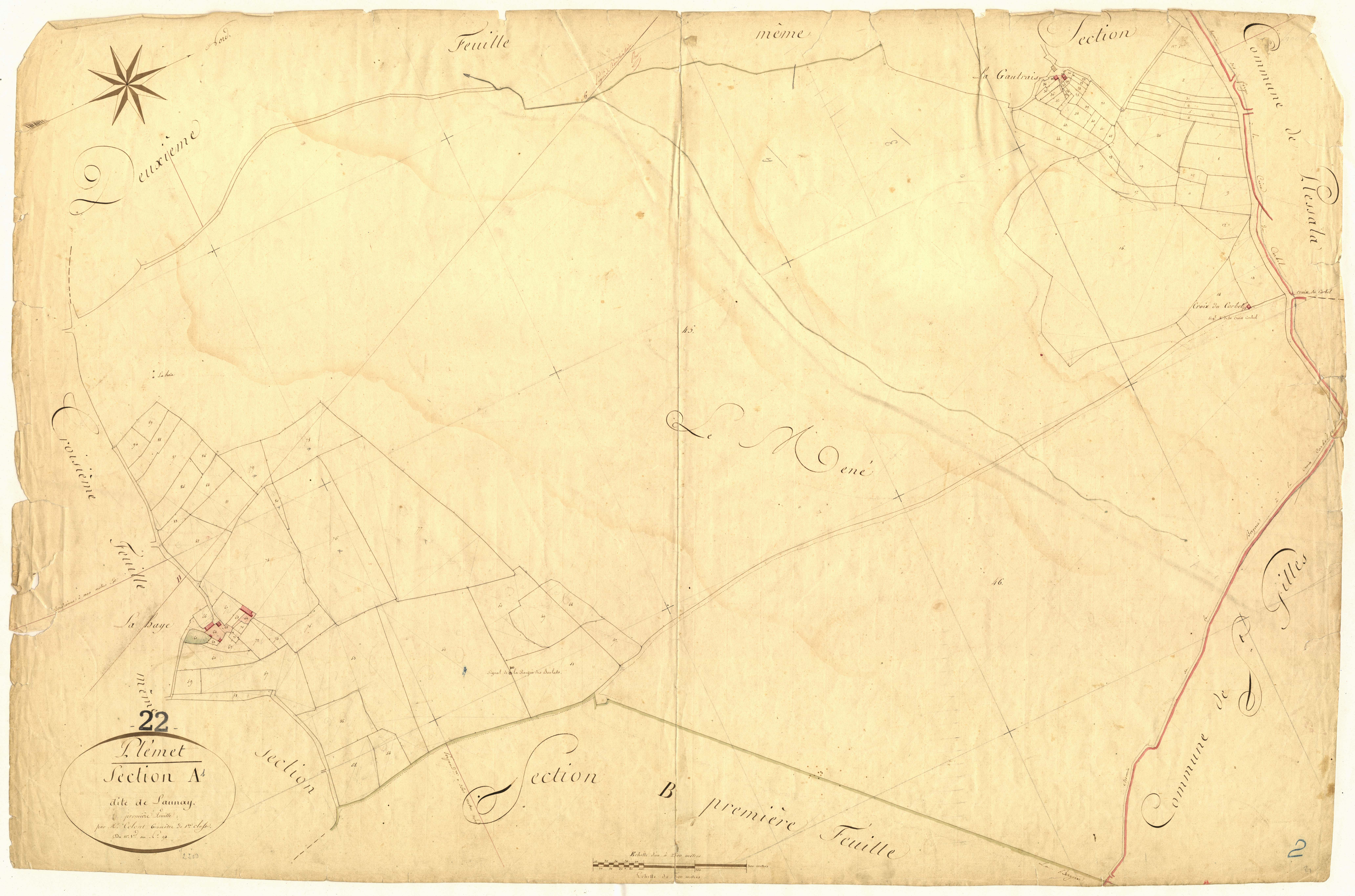 Plémet - Section A, 1re feuille