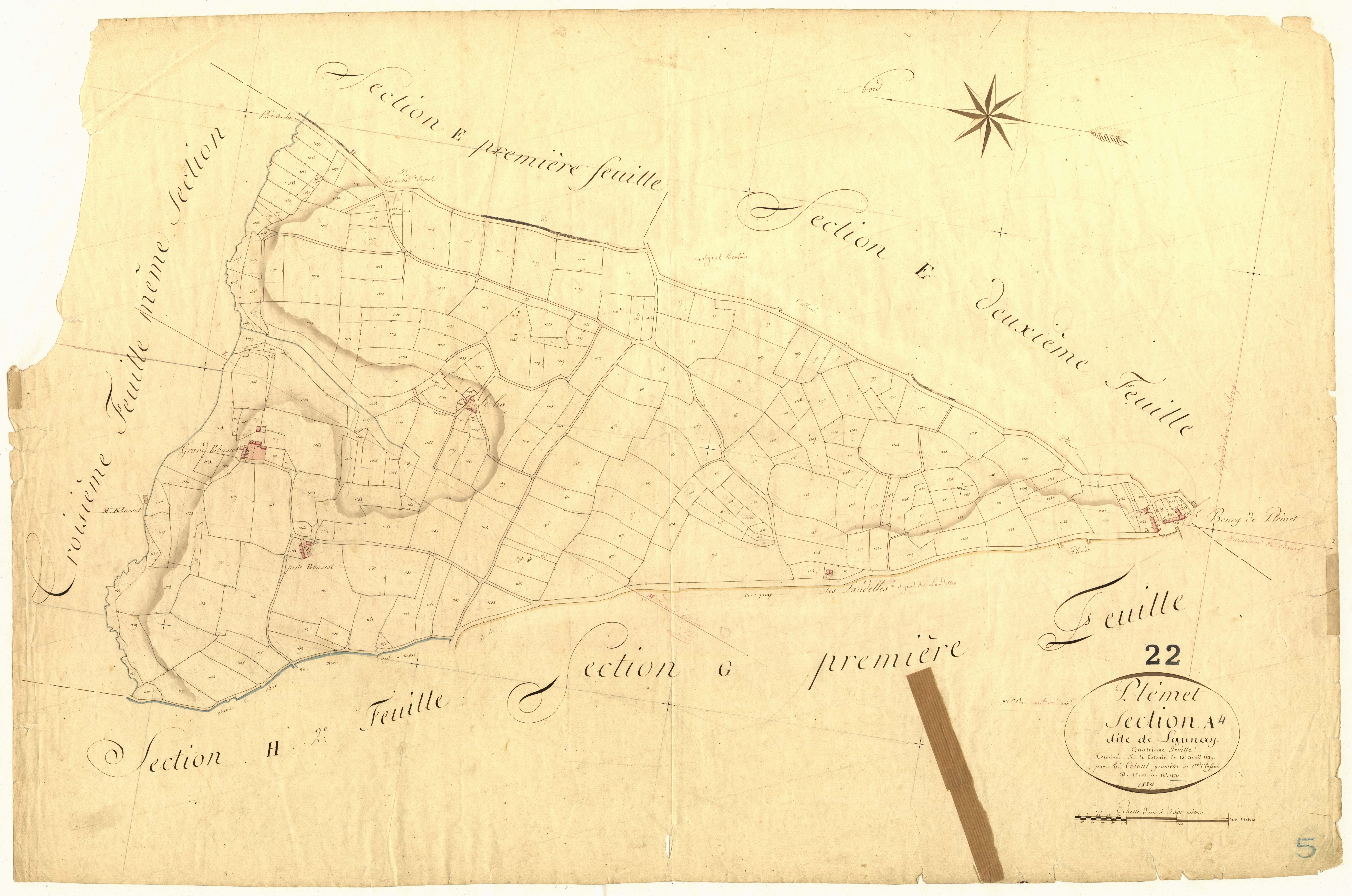 Plémet - Section A, 4e feuille