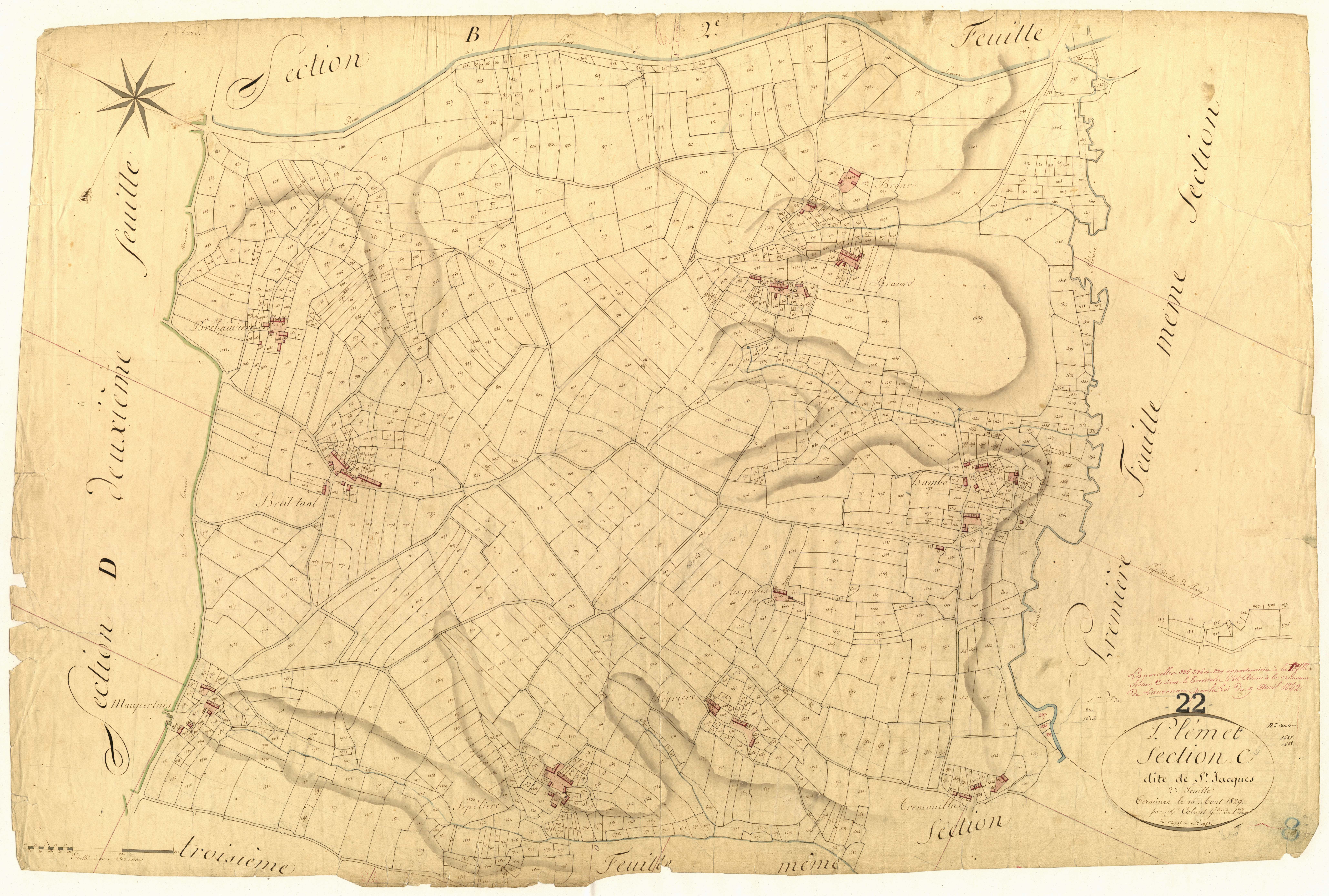 Plémet - Section C, 2e feuille