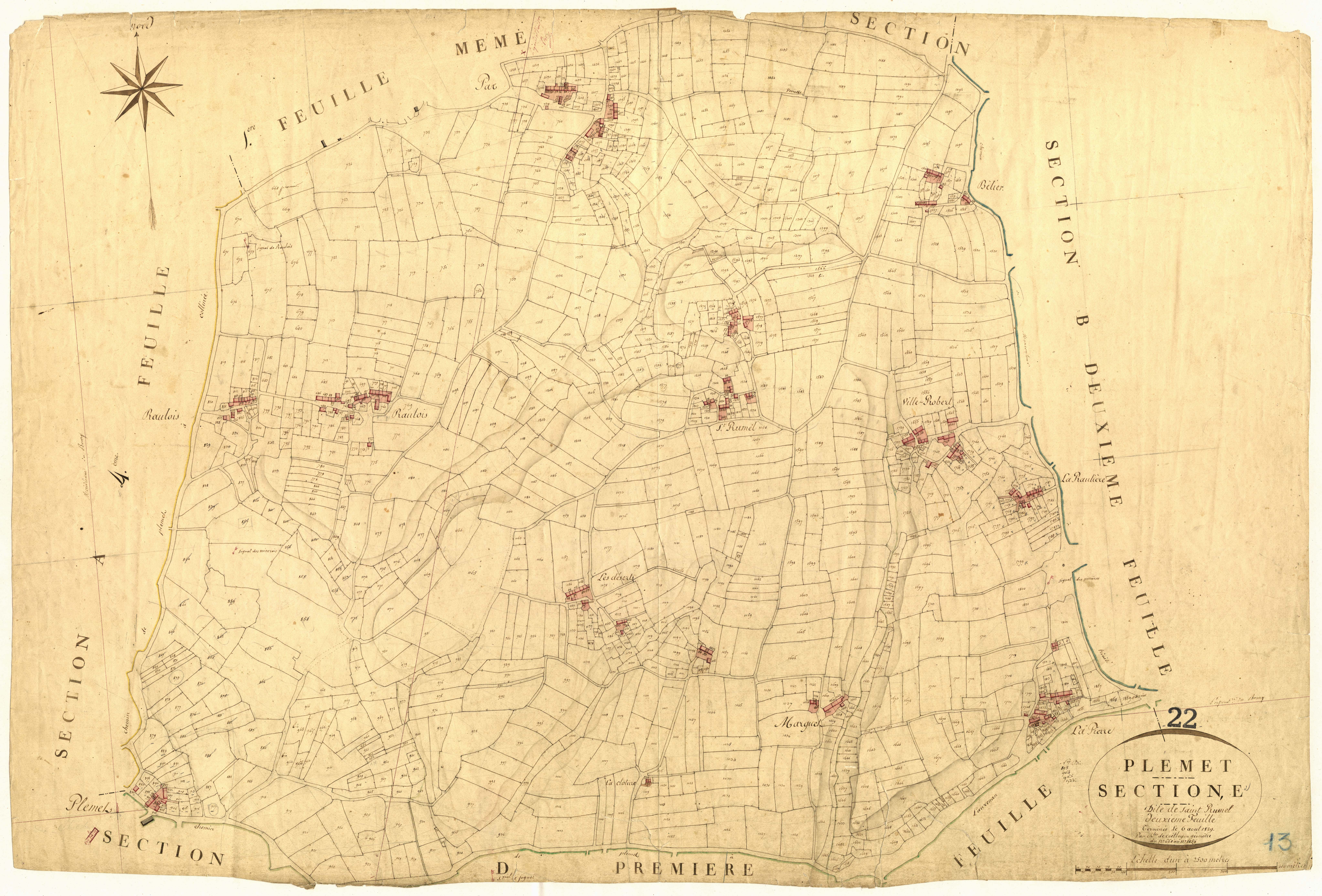 Plémet - Section E, 2e feuille