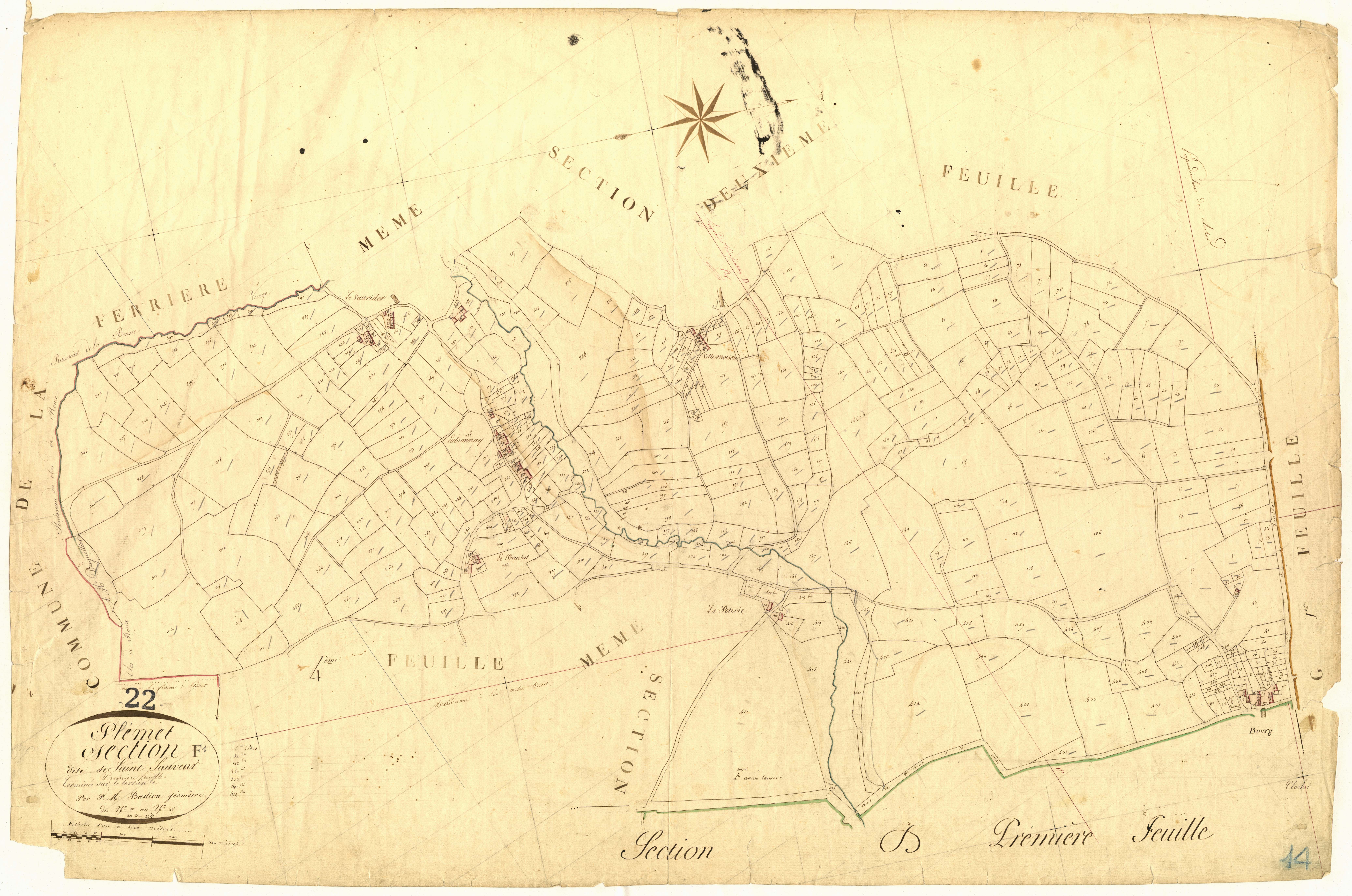 Plémet - Section F, 1re feuille