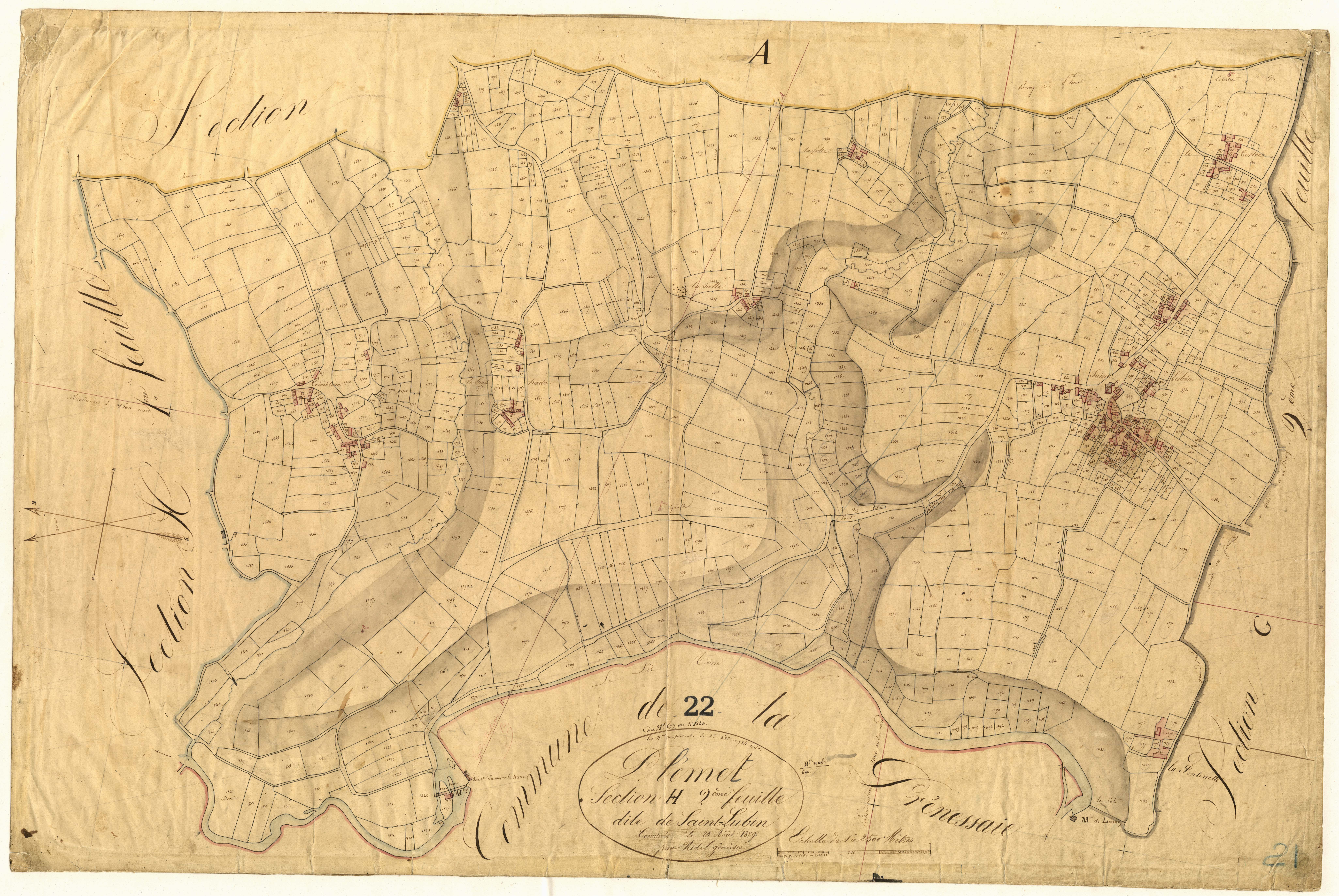 Plémet - Section H, 2e feuille