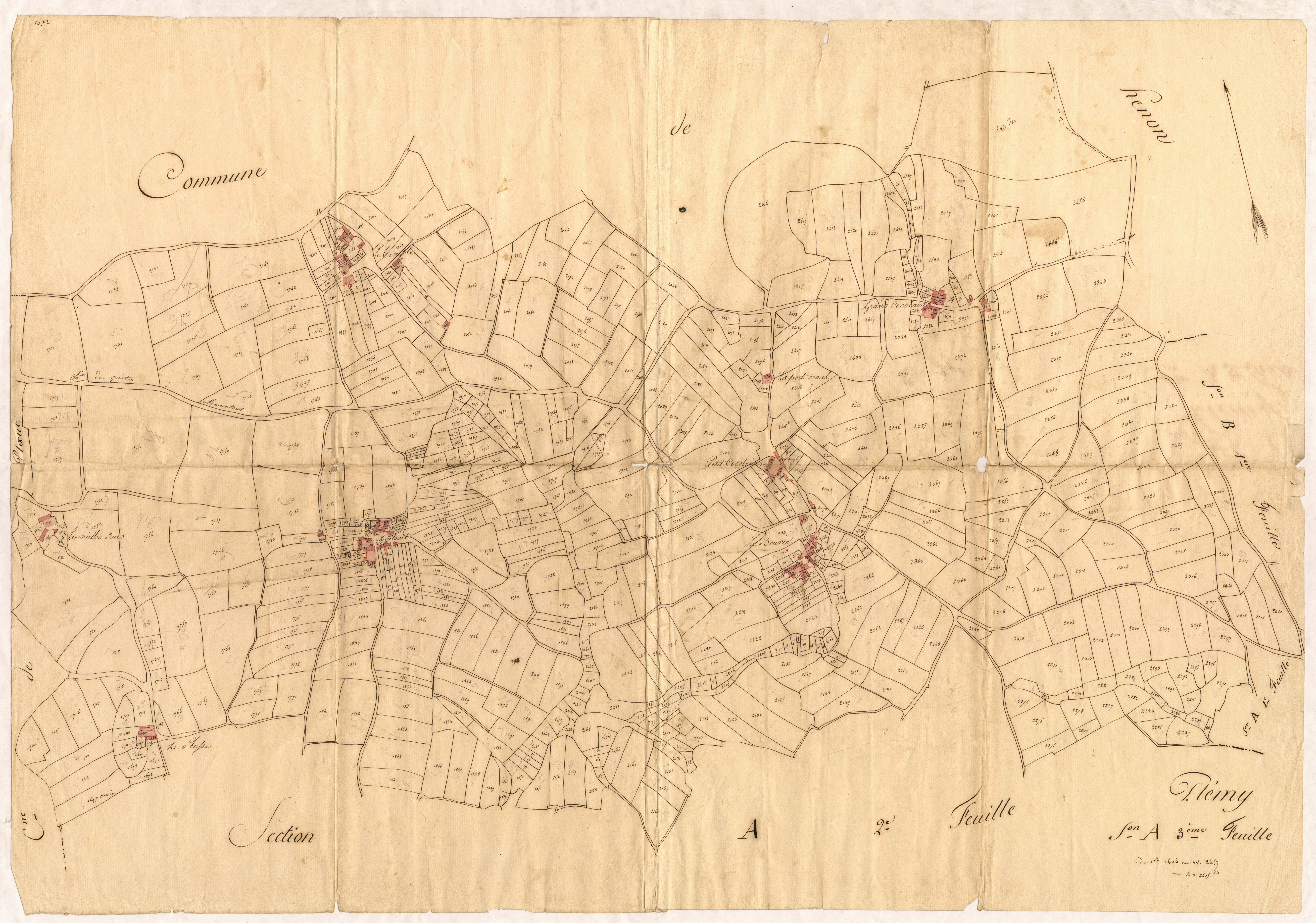 Plémy - Section A, 3e feuille