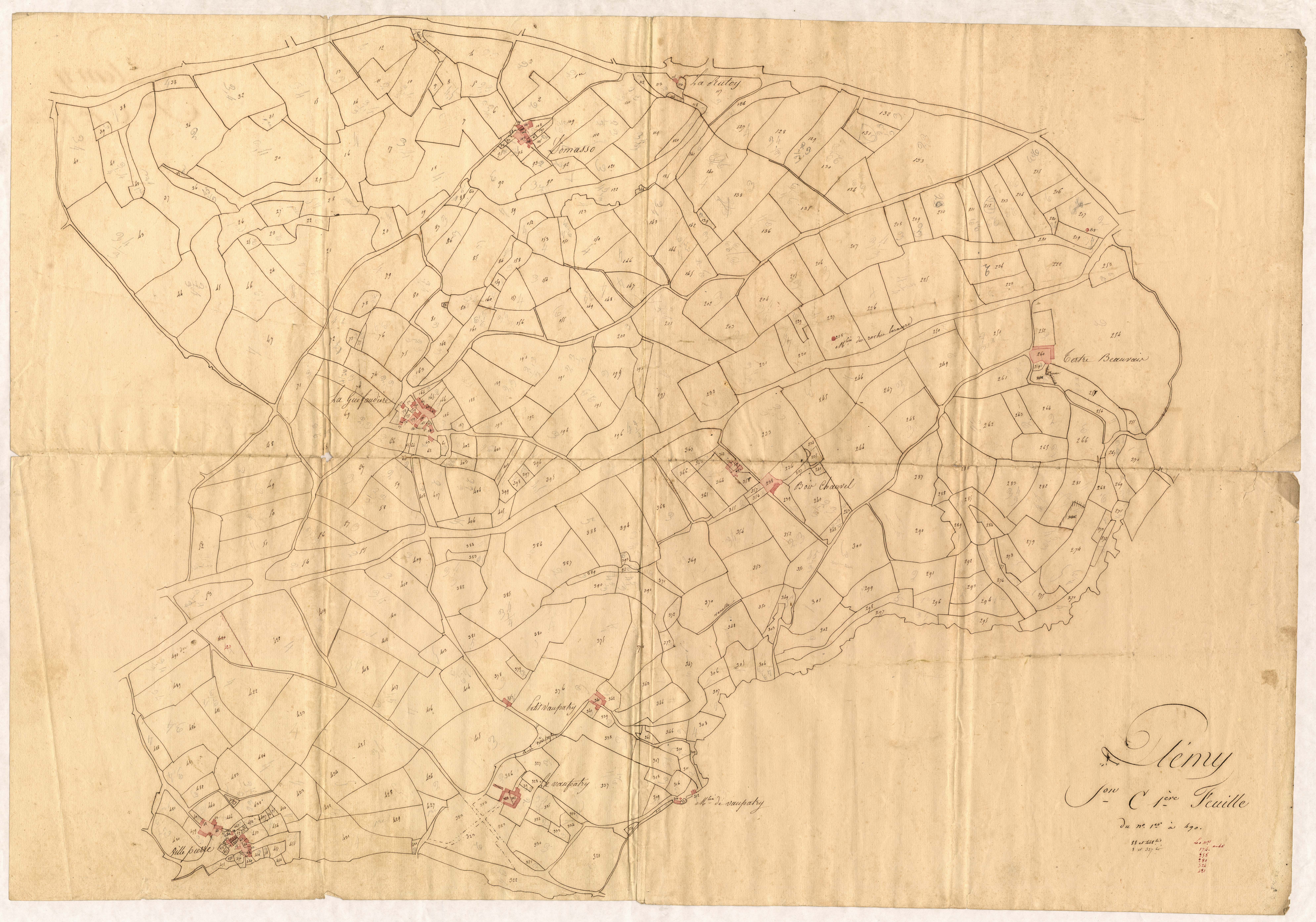 Plémy - Section C, 1re feuille