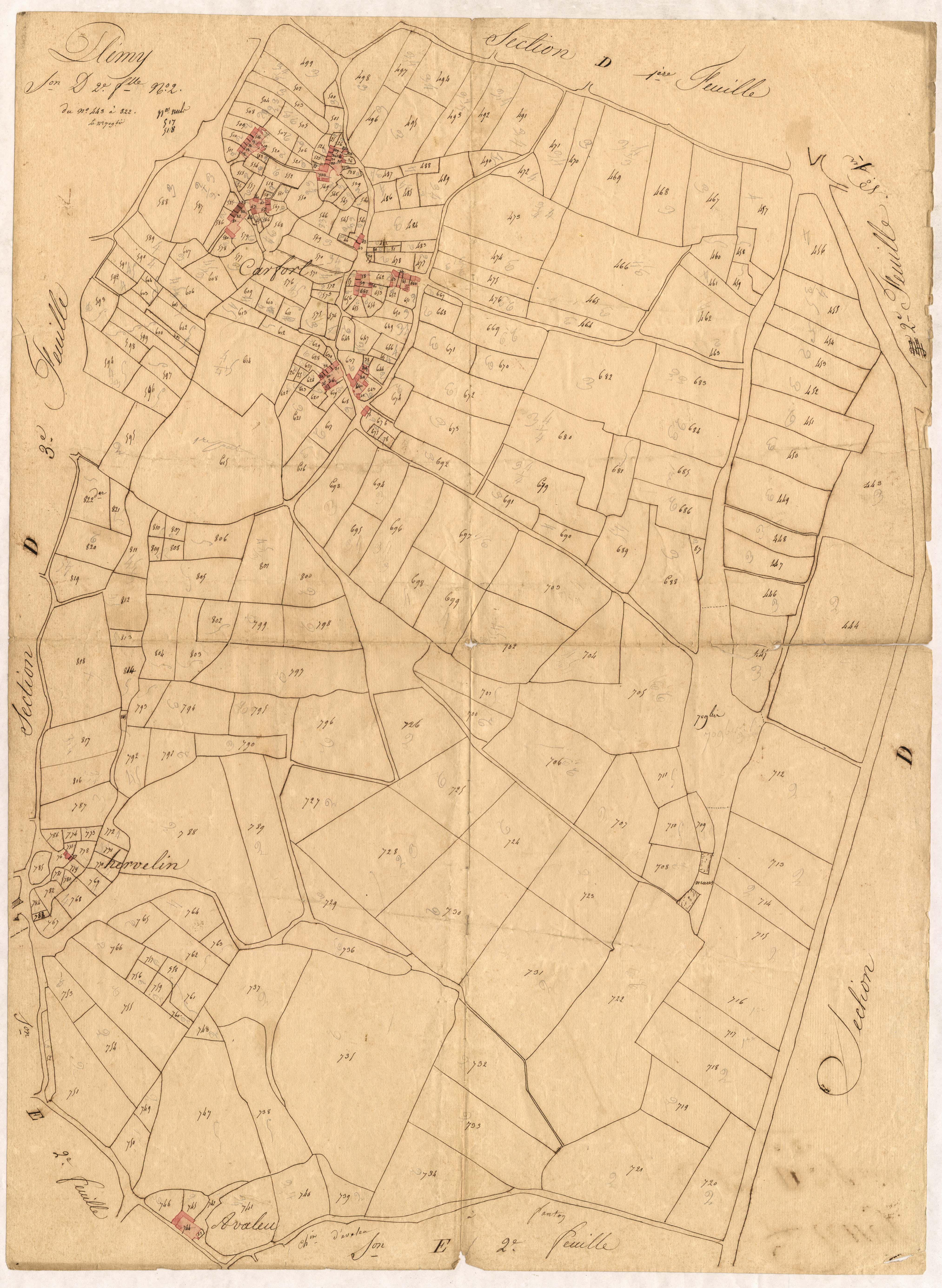 Plémy - Section D, 2e feuille