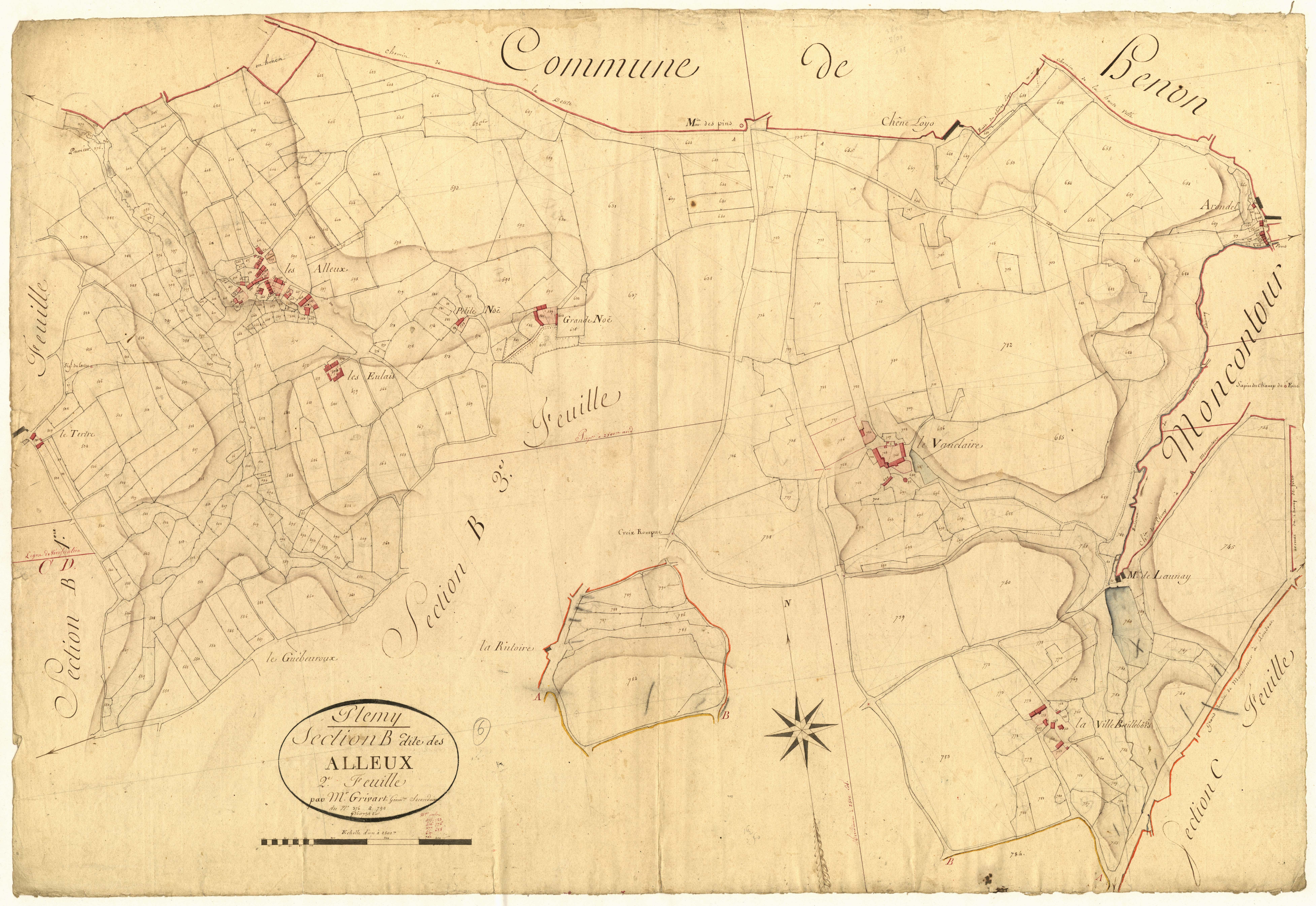 Plémy - Section B, 2e feuille