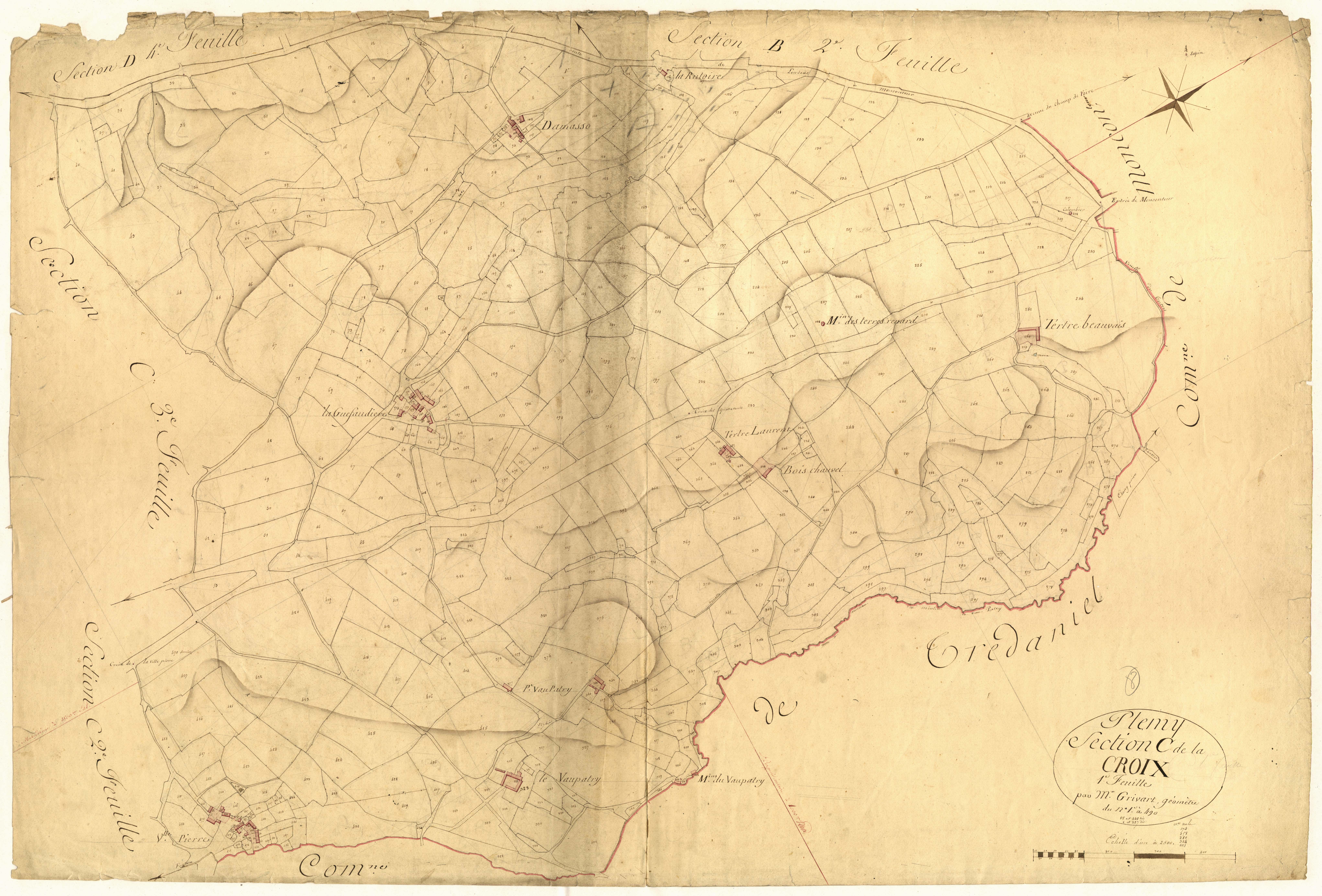 Plémy - Section C, 1re feuille