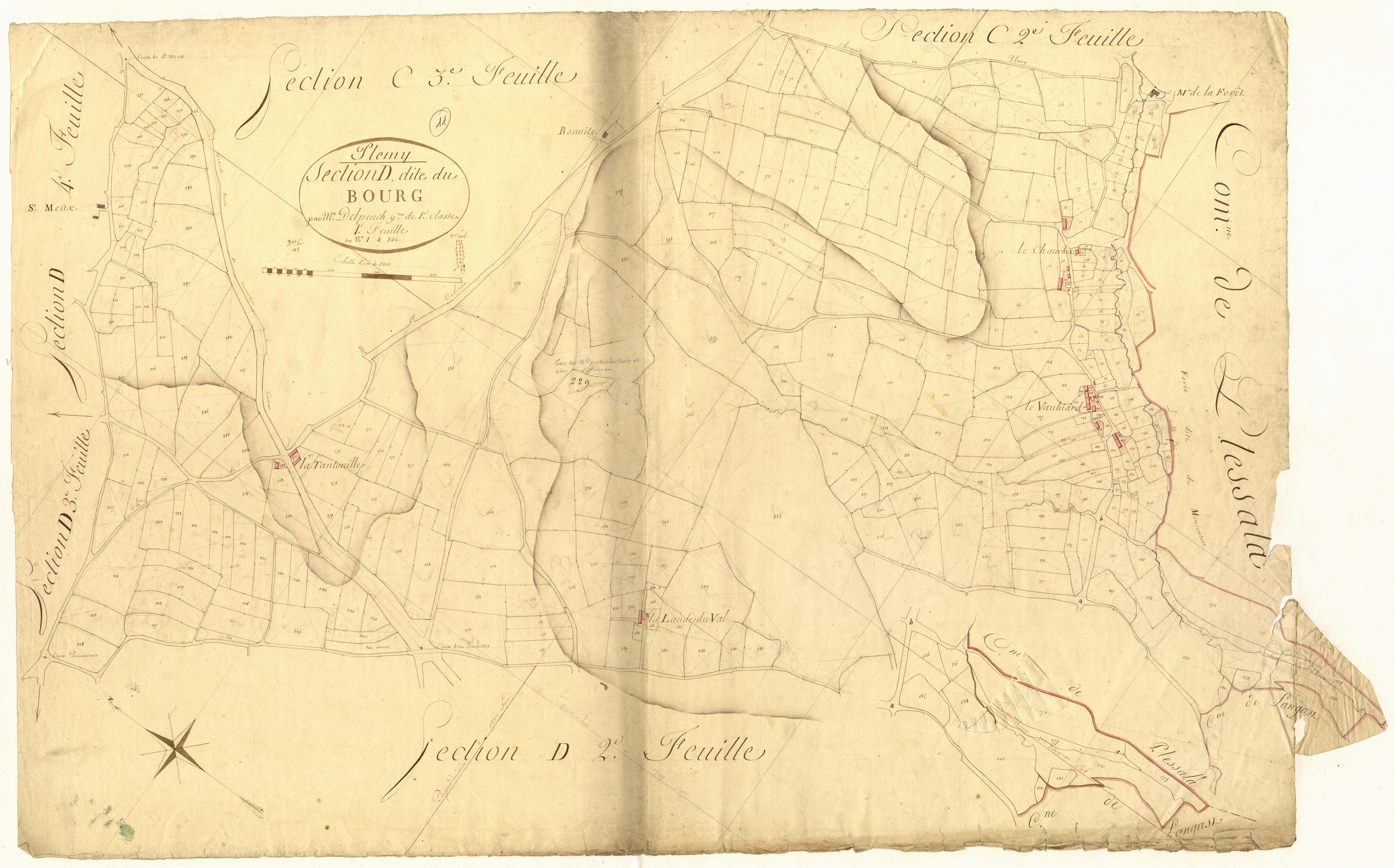Plémy - Section D, 1re feuille