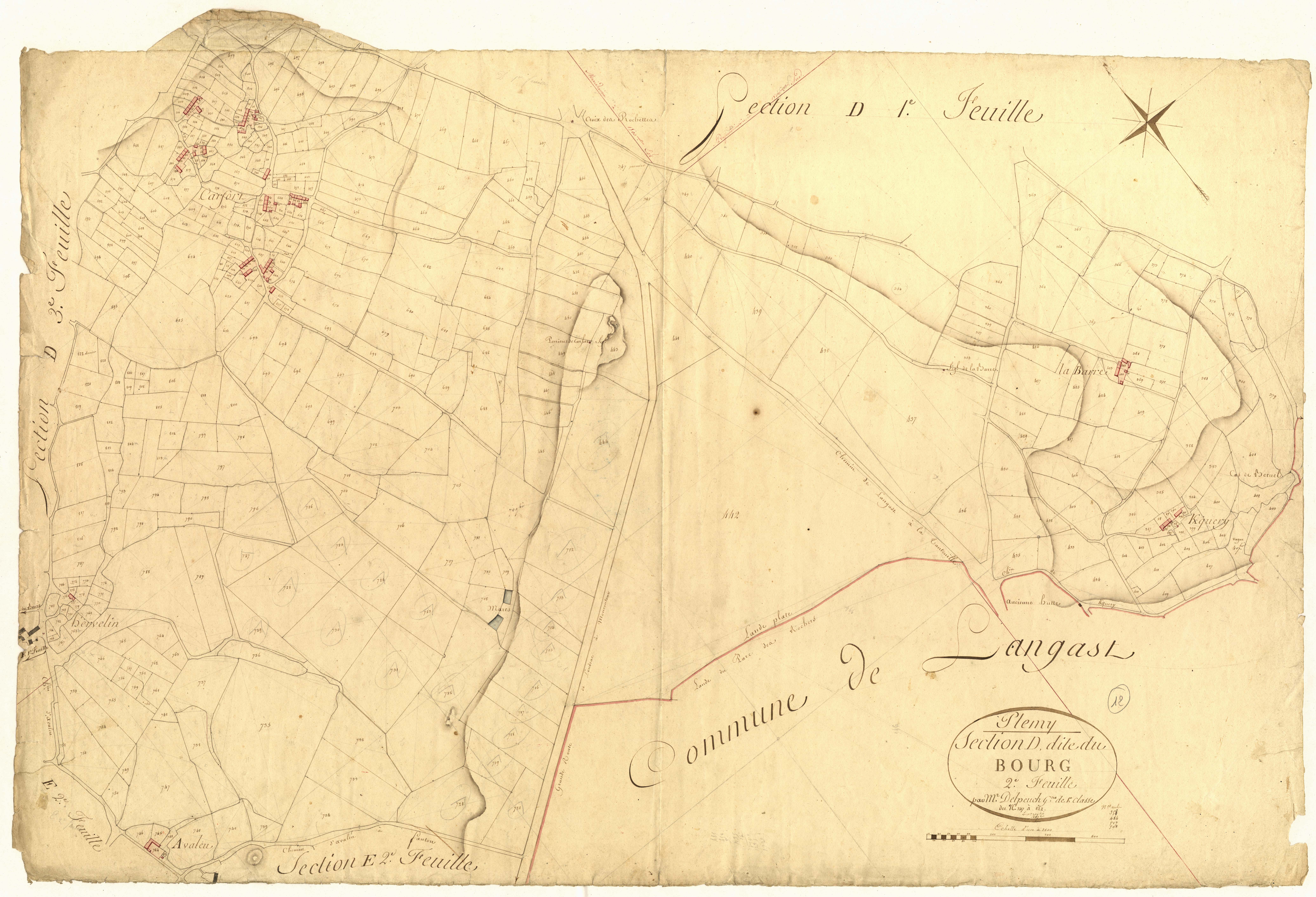 Plémy - Section D, 2e feuille