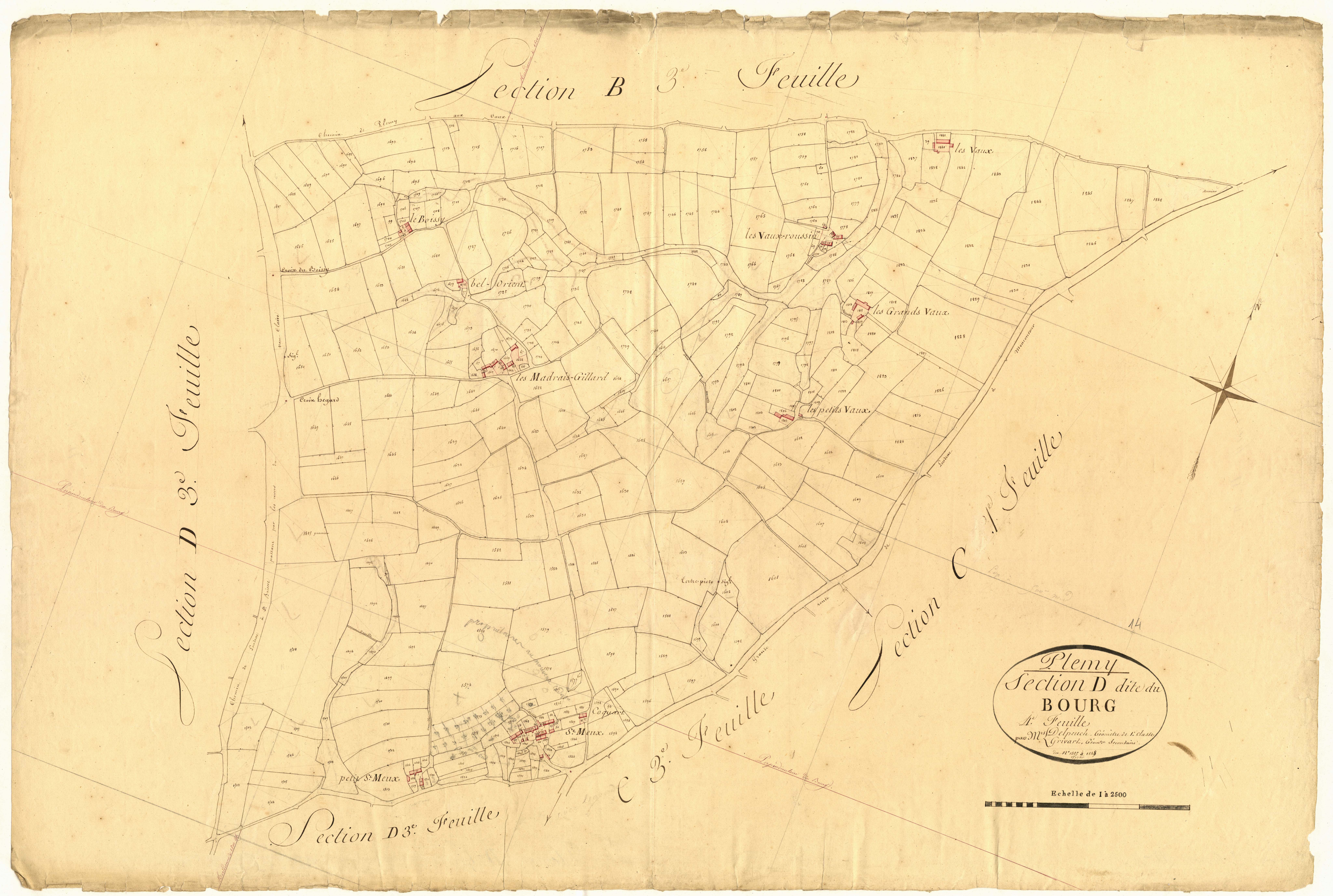 Plémy - Section D, 4e feuille