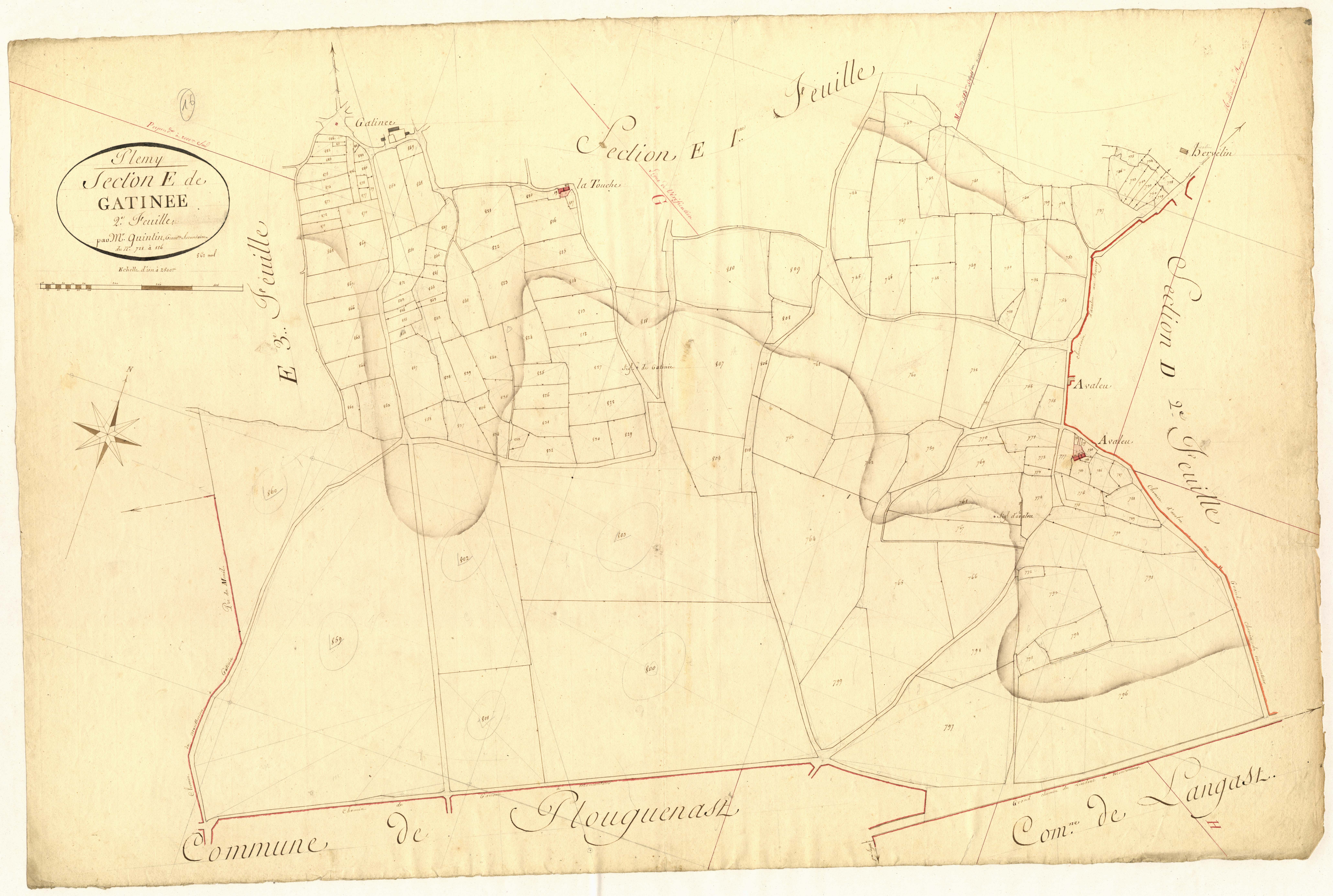 Plémy - Section E, 2e feuille