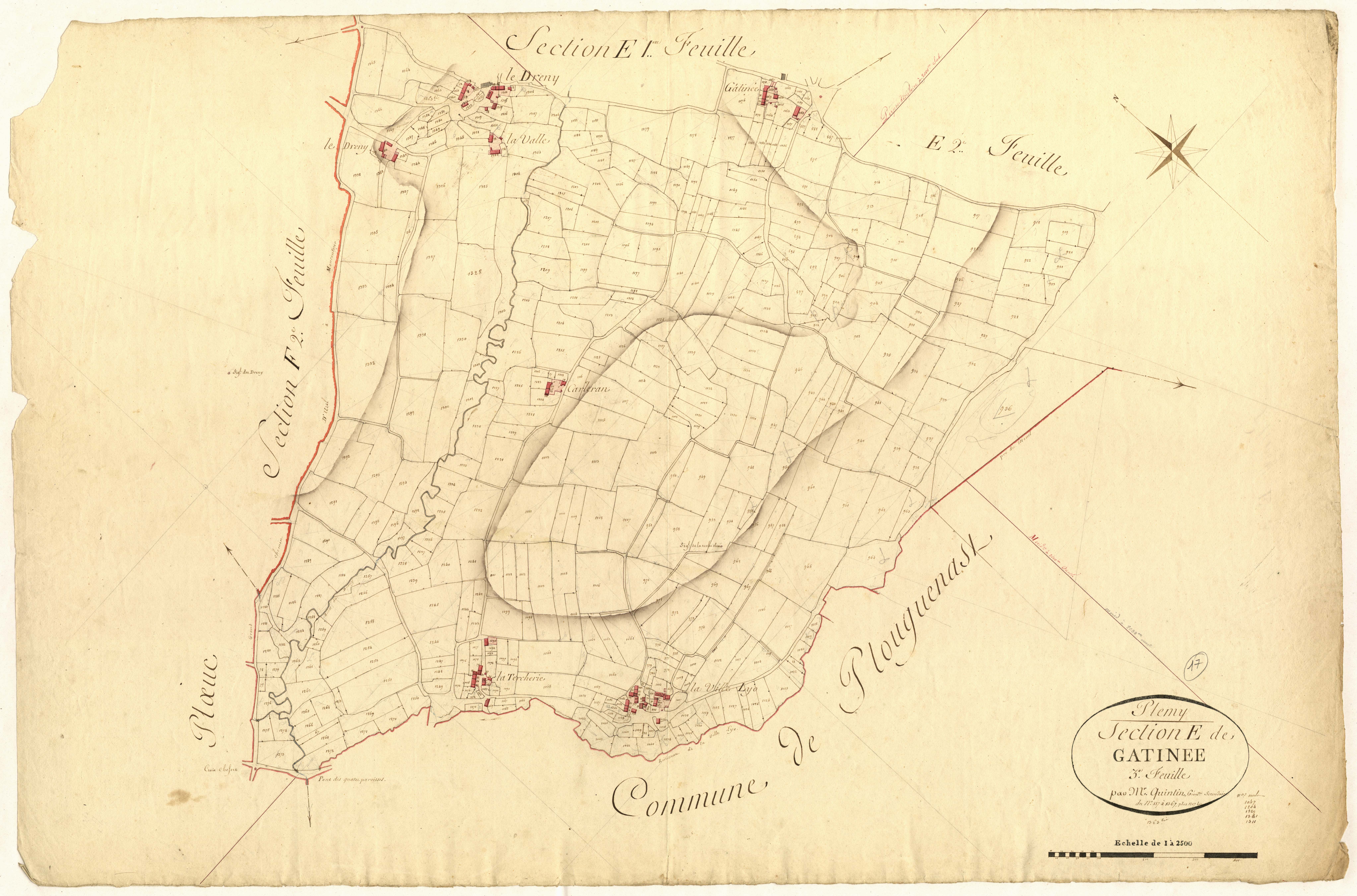 Plémy - Section E, 3e feuille