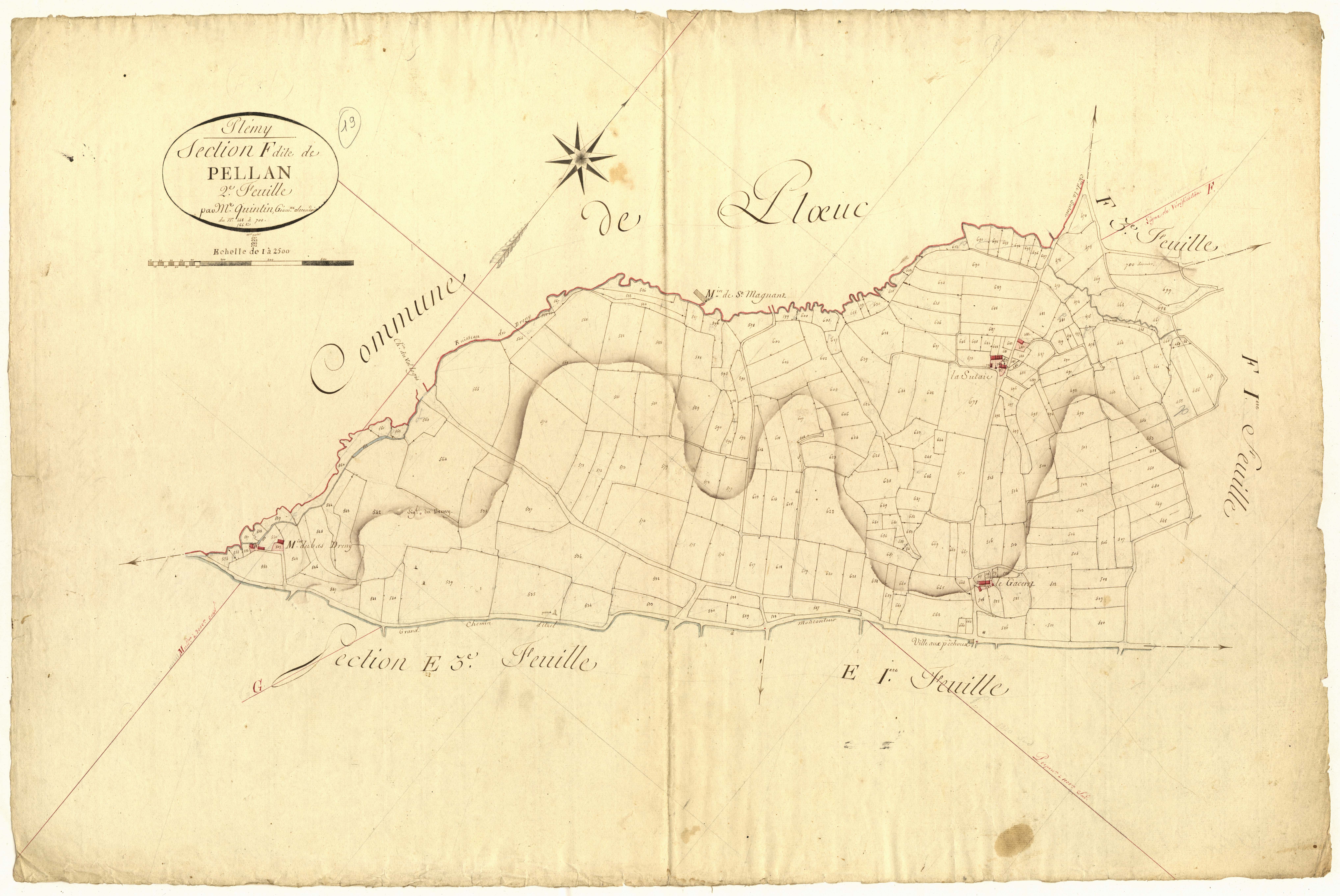 Plémy - Section F, 2e feuille