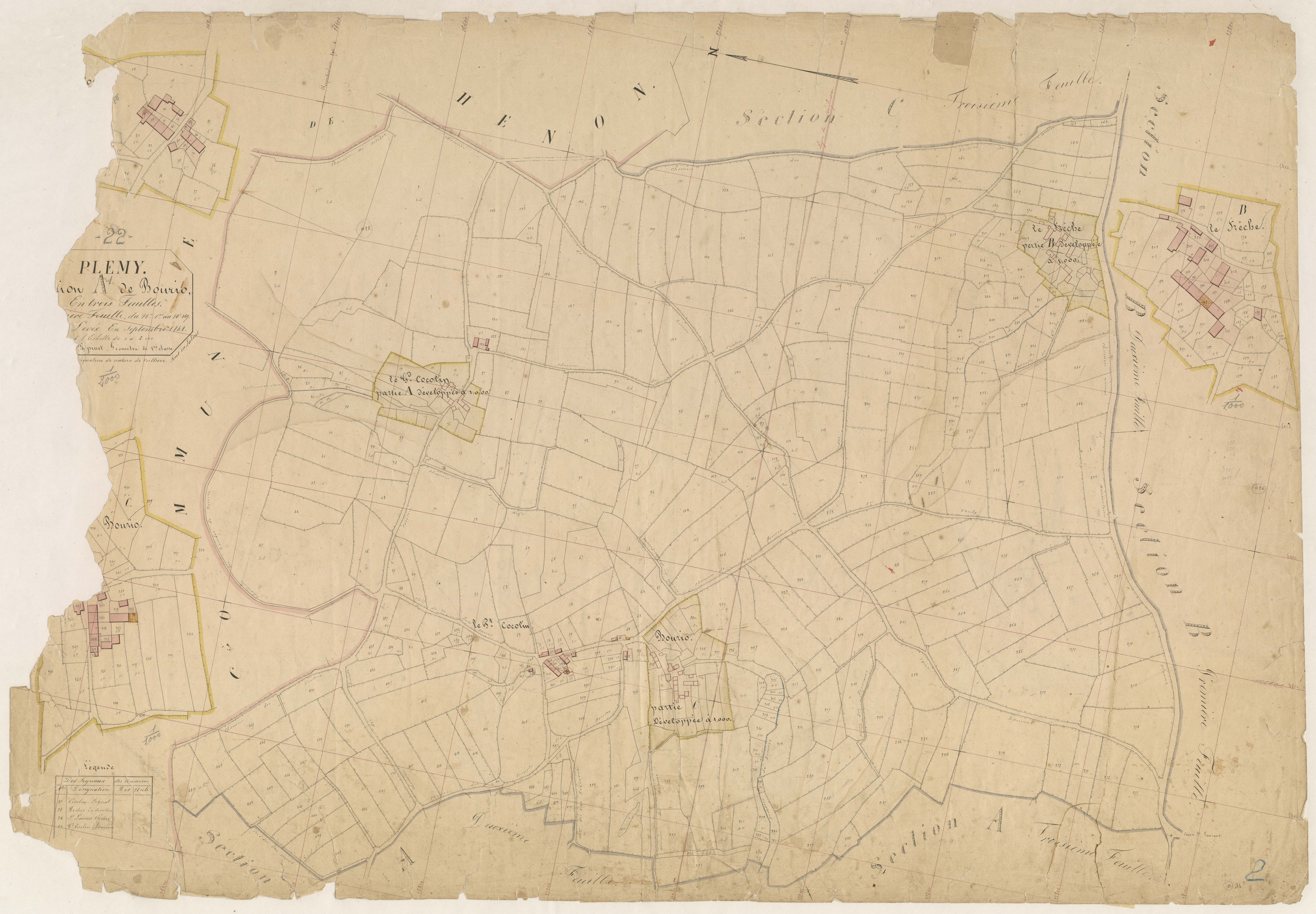 Plémy - Section A, 1re feuille