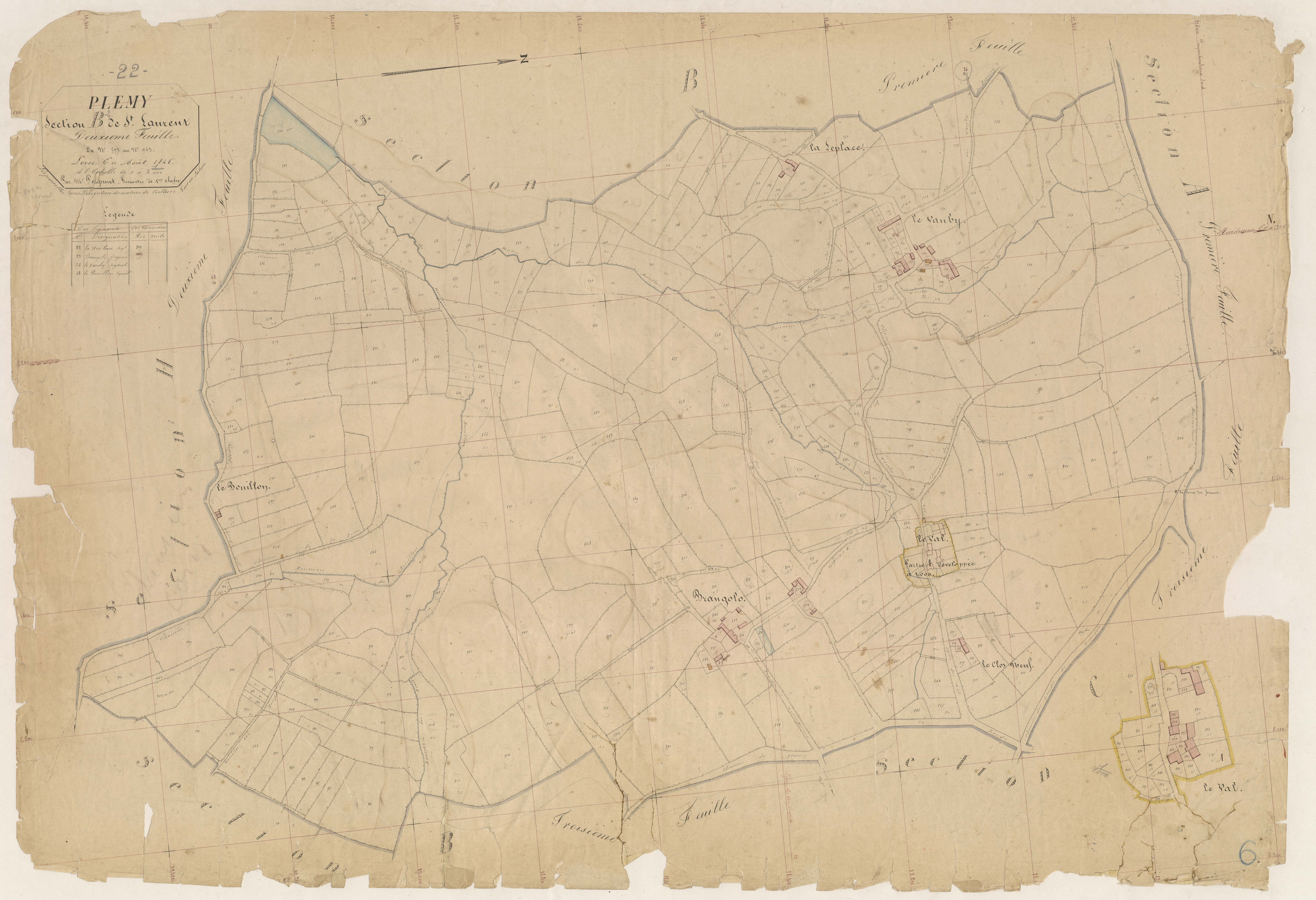 Plémy - Section B, 2e feuille